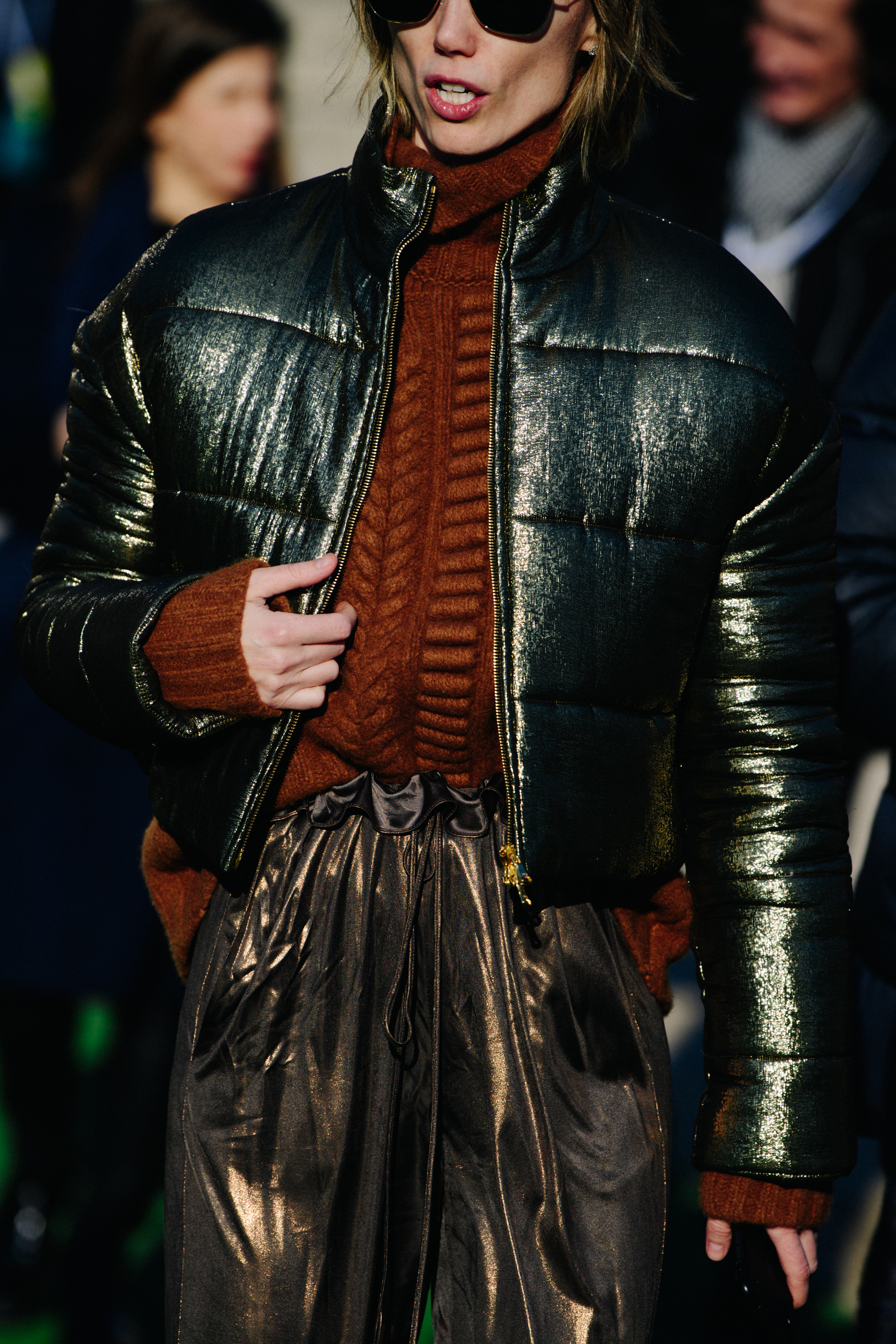 Woman wearing Christian Dior outfit