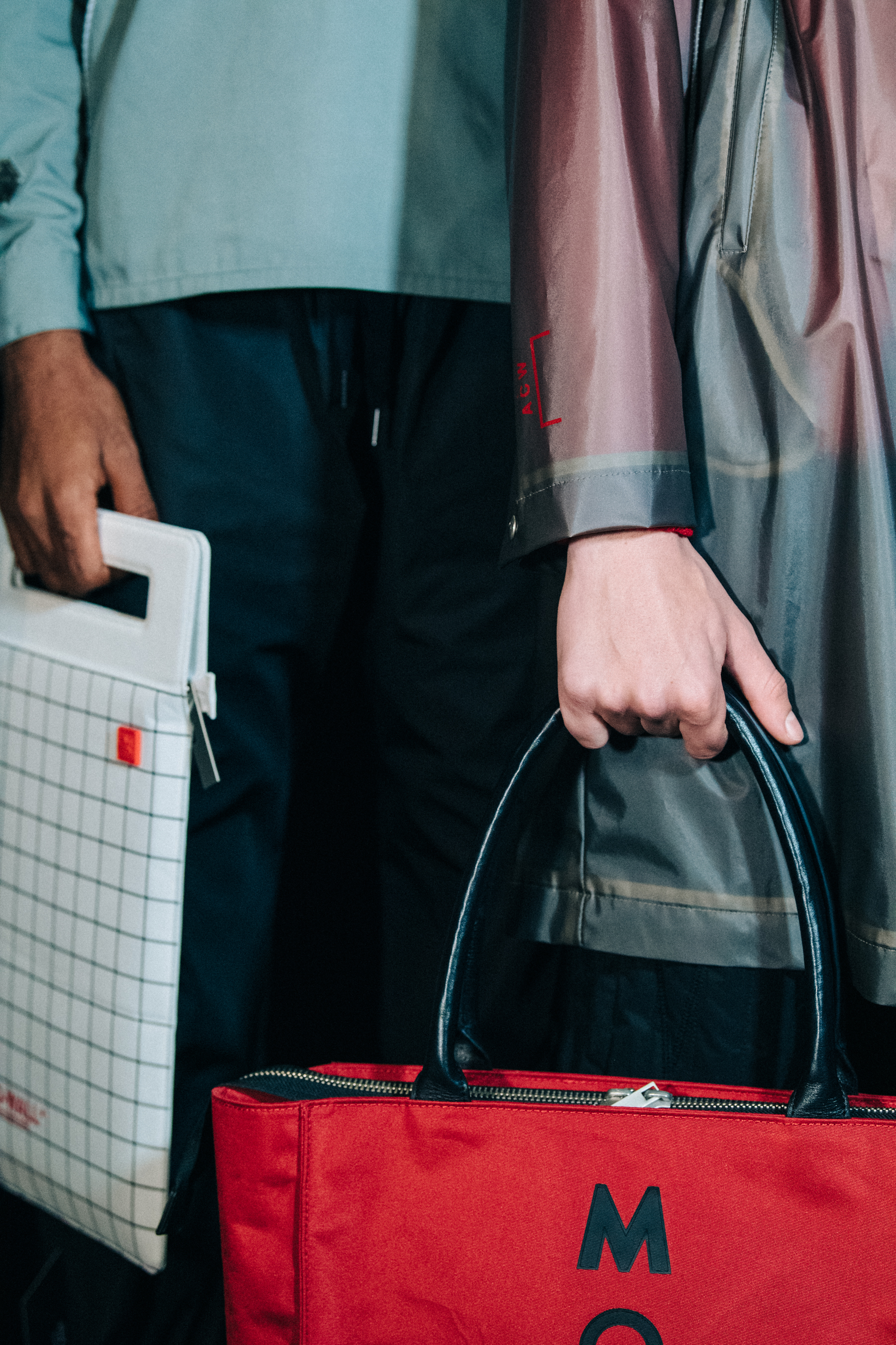 Model carrying bag at A COLD WALL