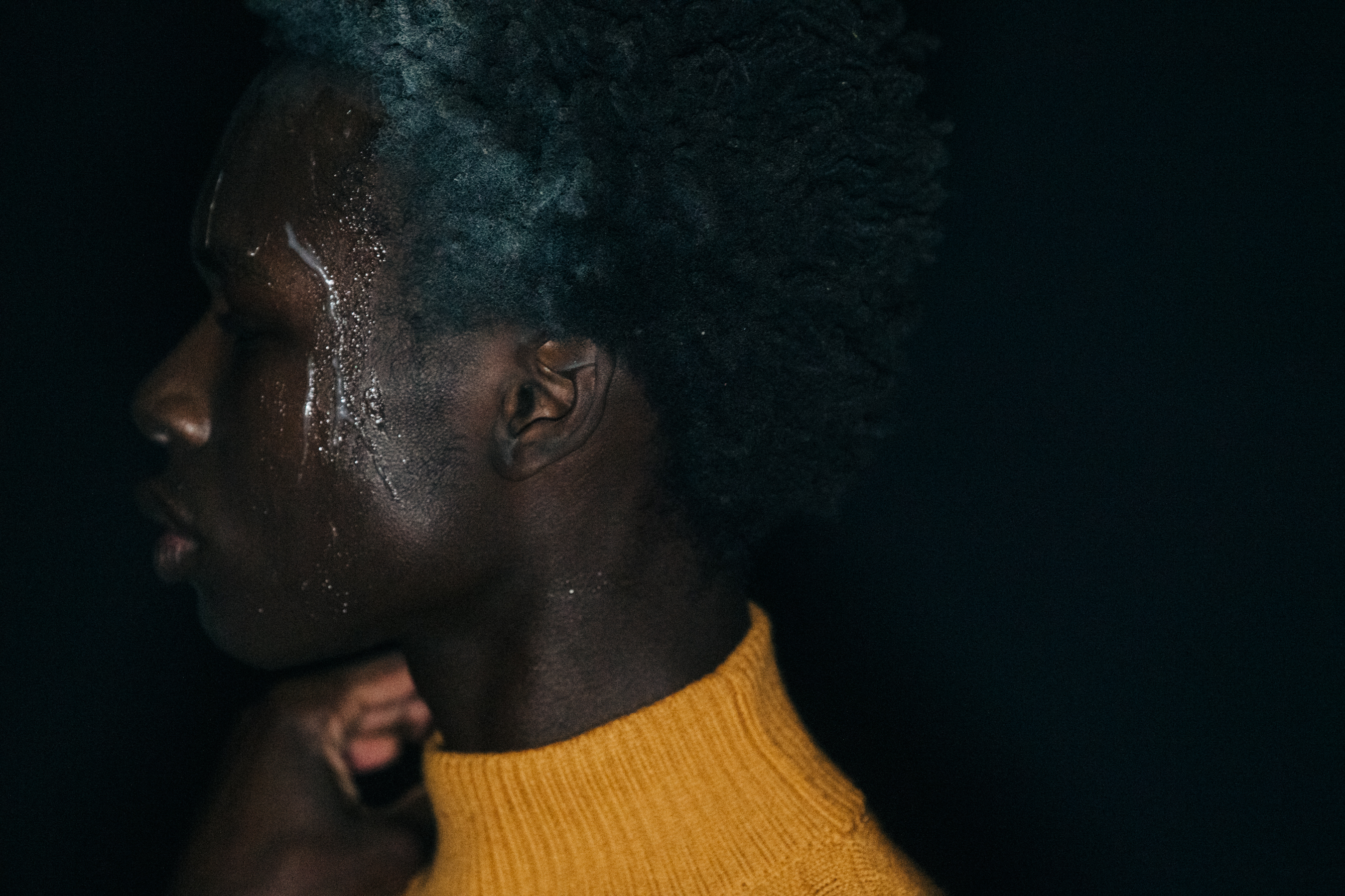 Model wearing yellow at A COLD WALL