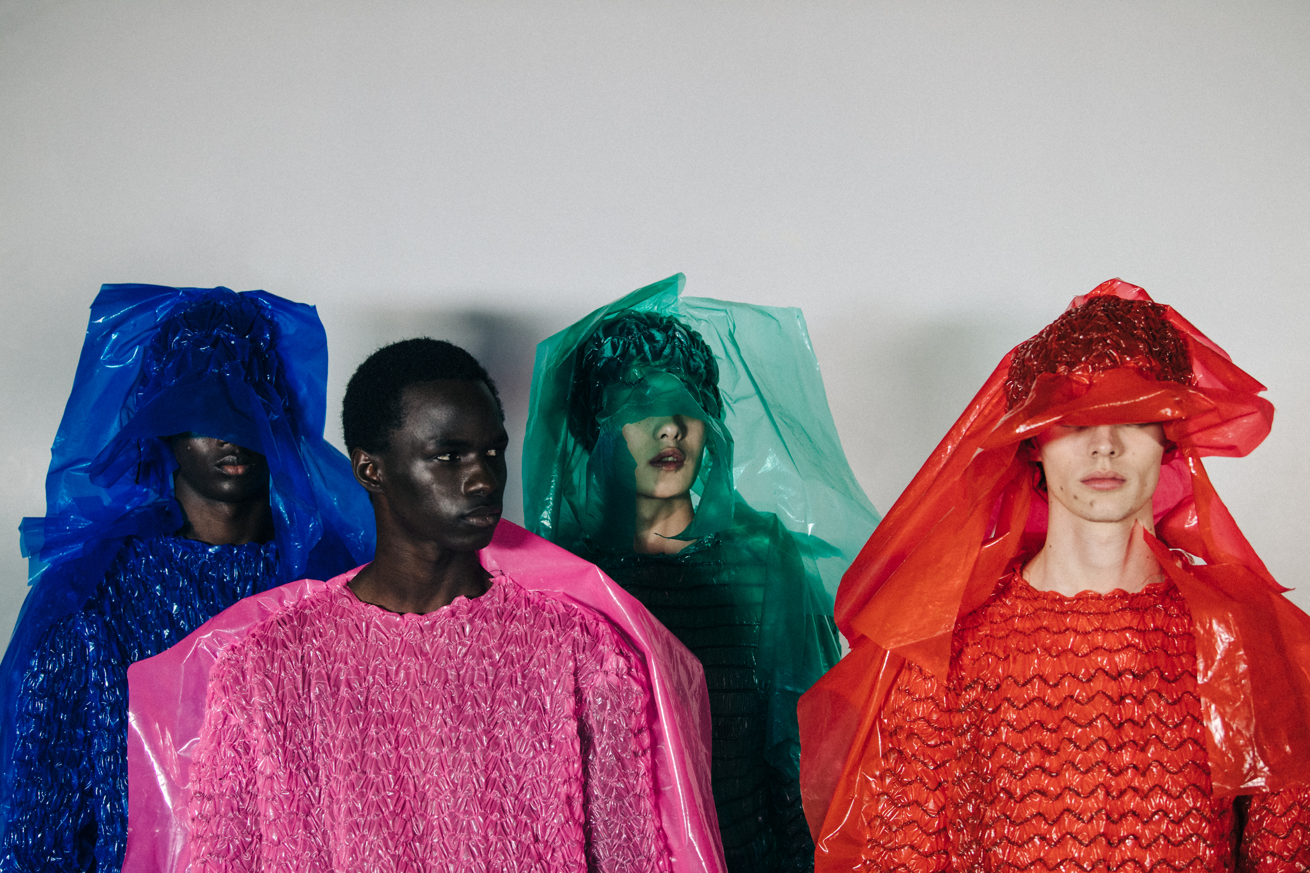 Koen Verdurman backstage at Craig Green