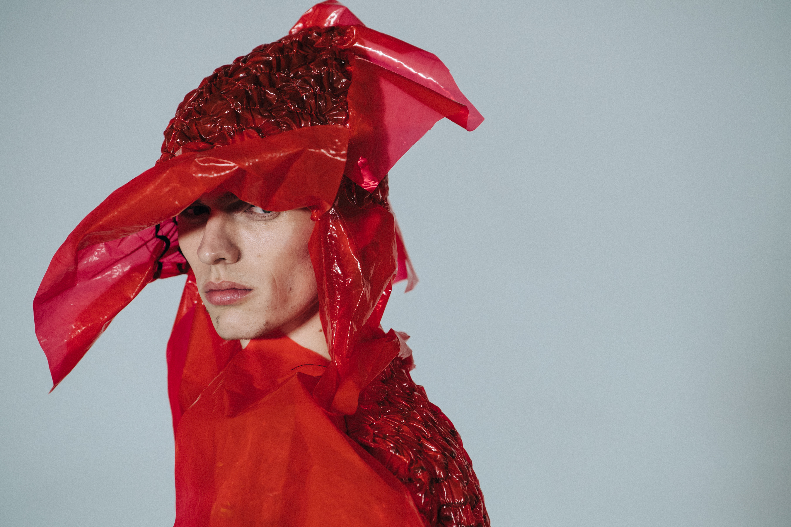 Koen Verdurman backstage at Craig Green