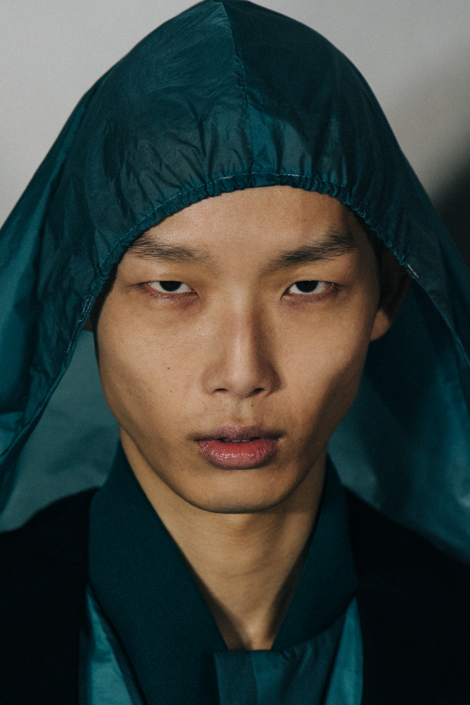 Su Min Kim backstage at Craig Green