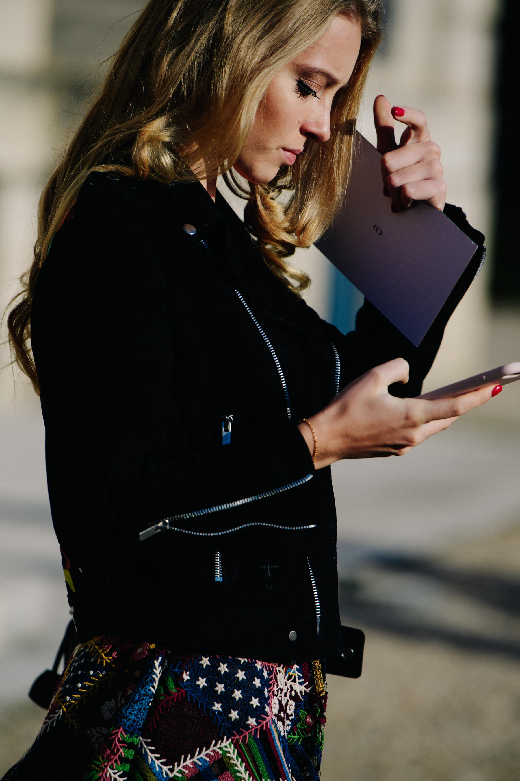 Woman wearing Christian Dior outfit
