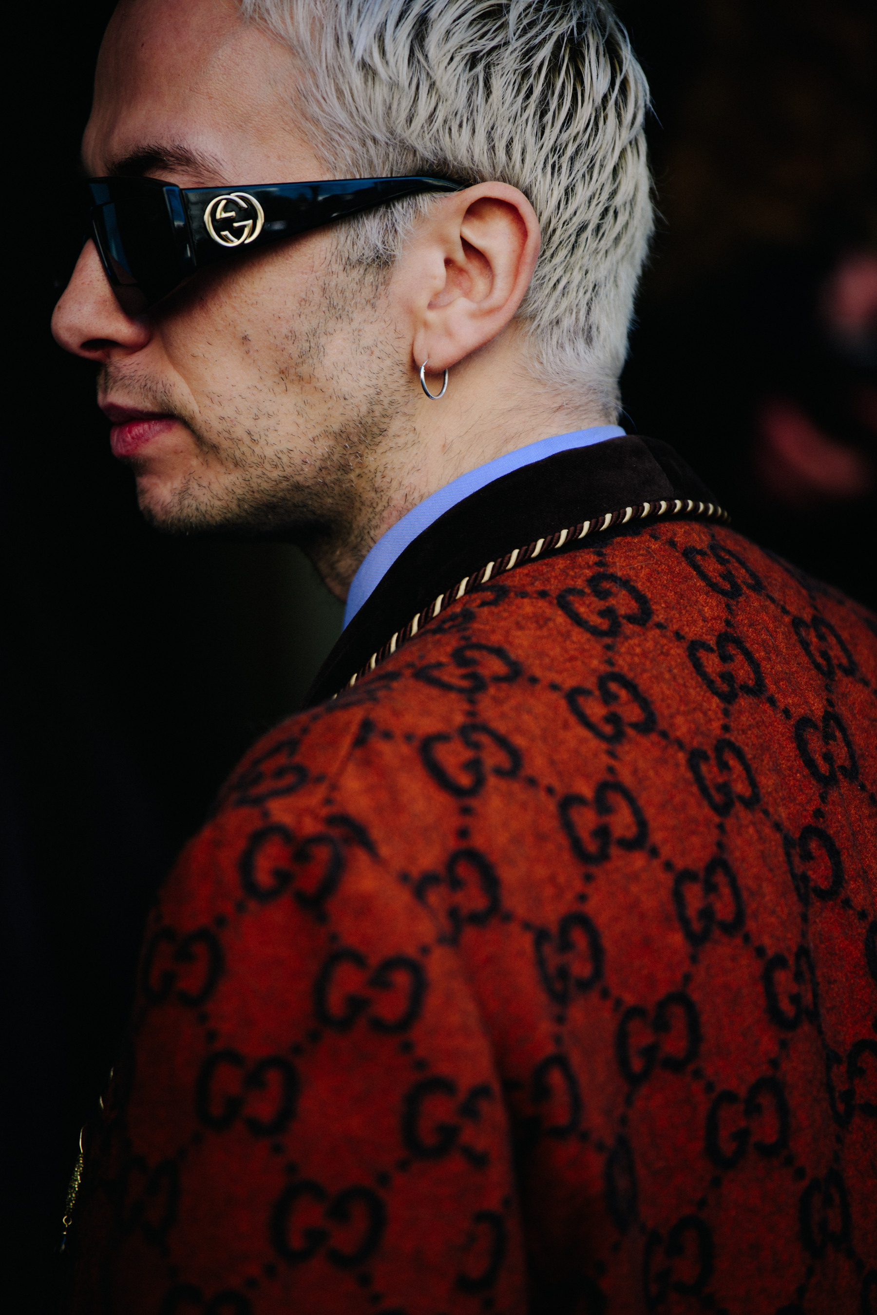 Man wearing Gucci