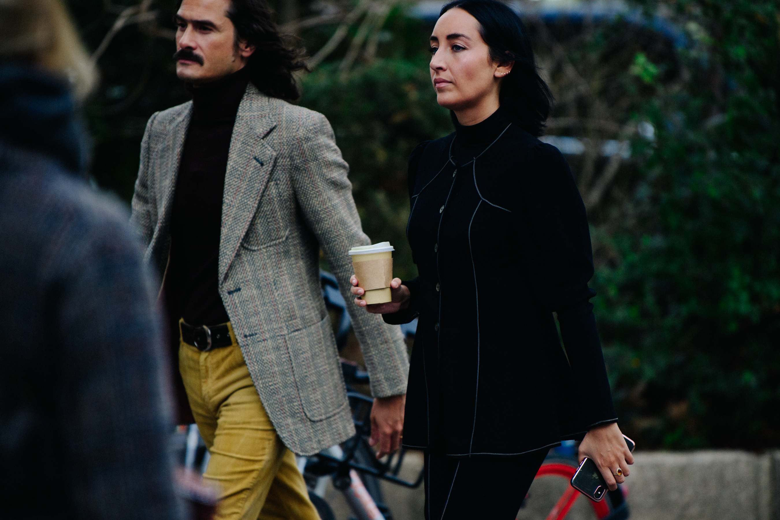 Two writers wearing wool