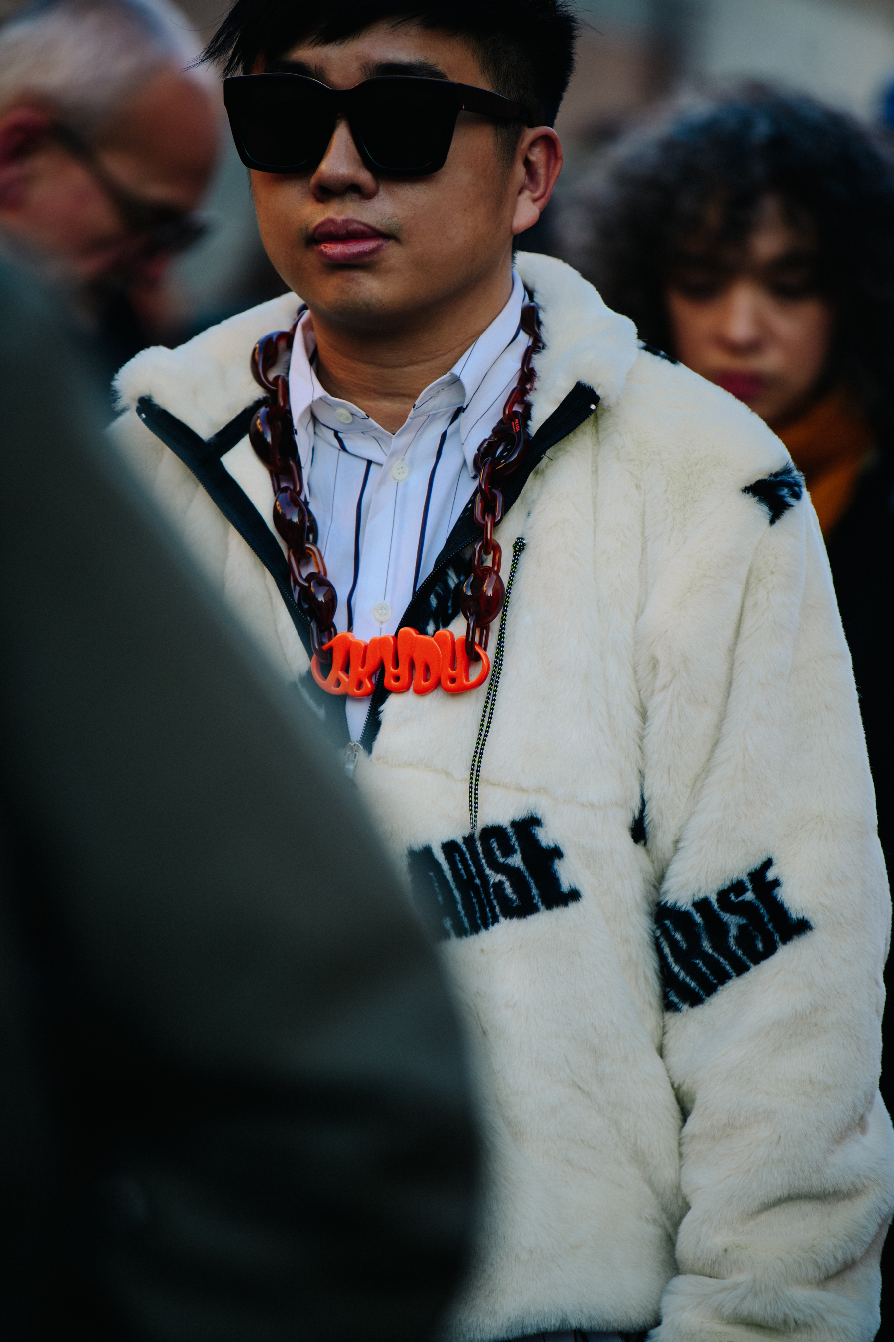 Chinese man wearing Aries Arise