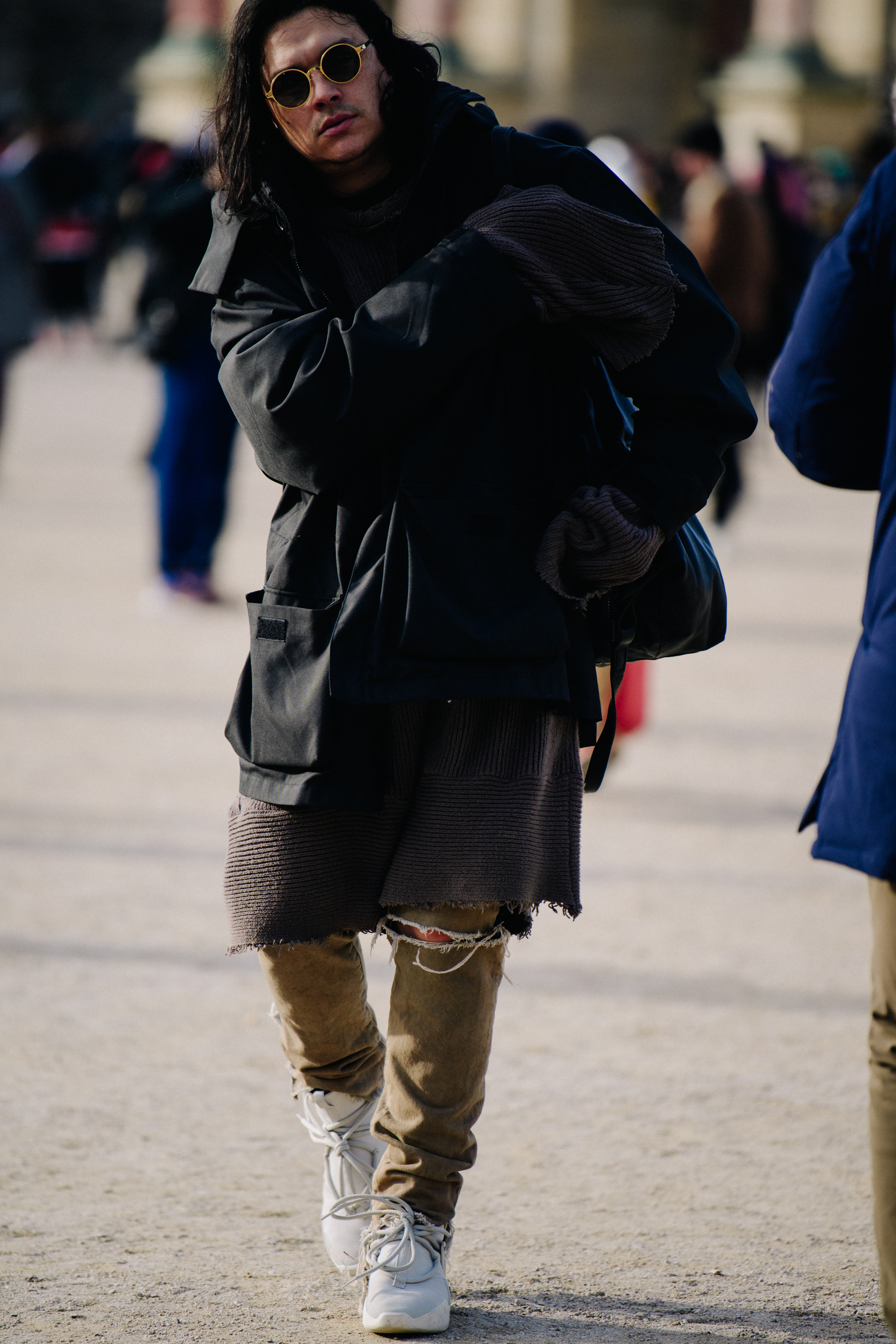 American designer wearing 424