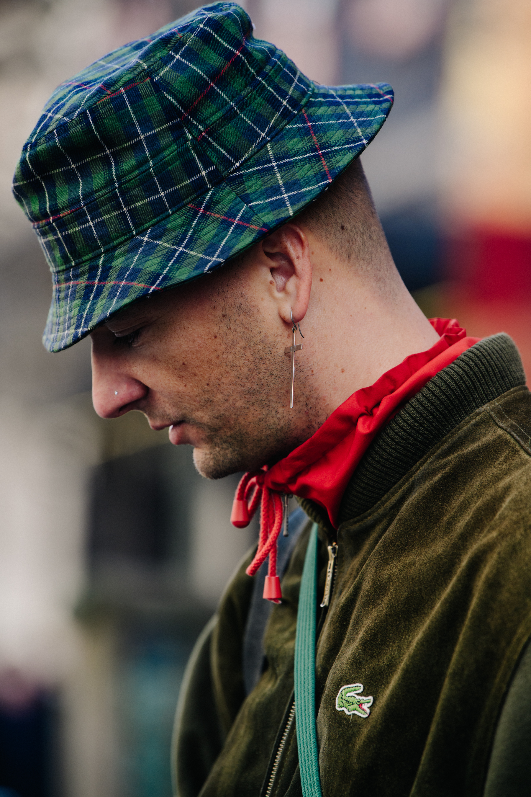 French man wearing Lacoste