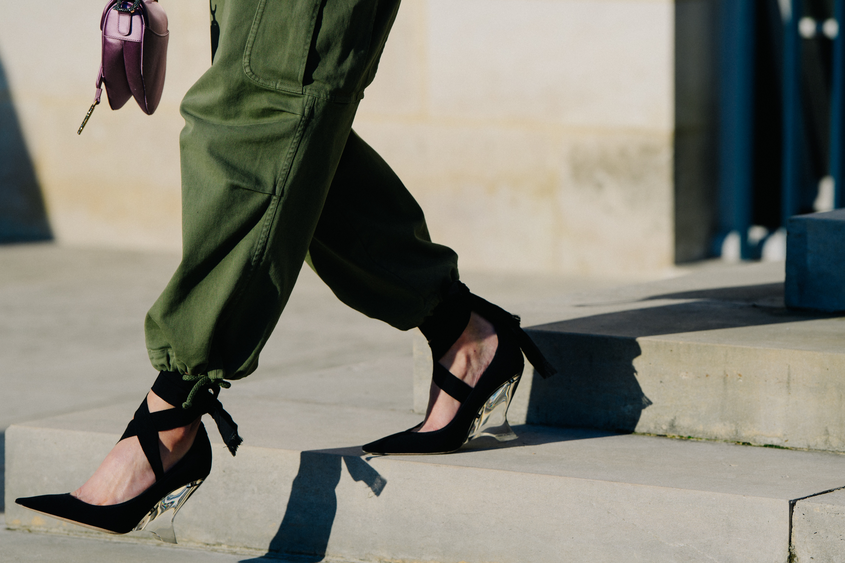 Woman wearing Christian Dior outfit