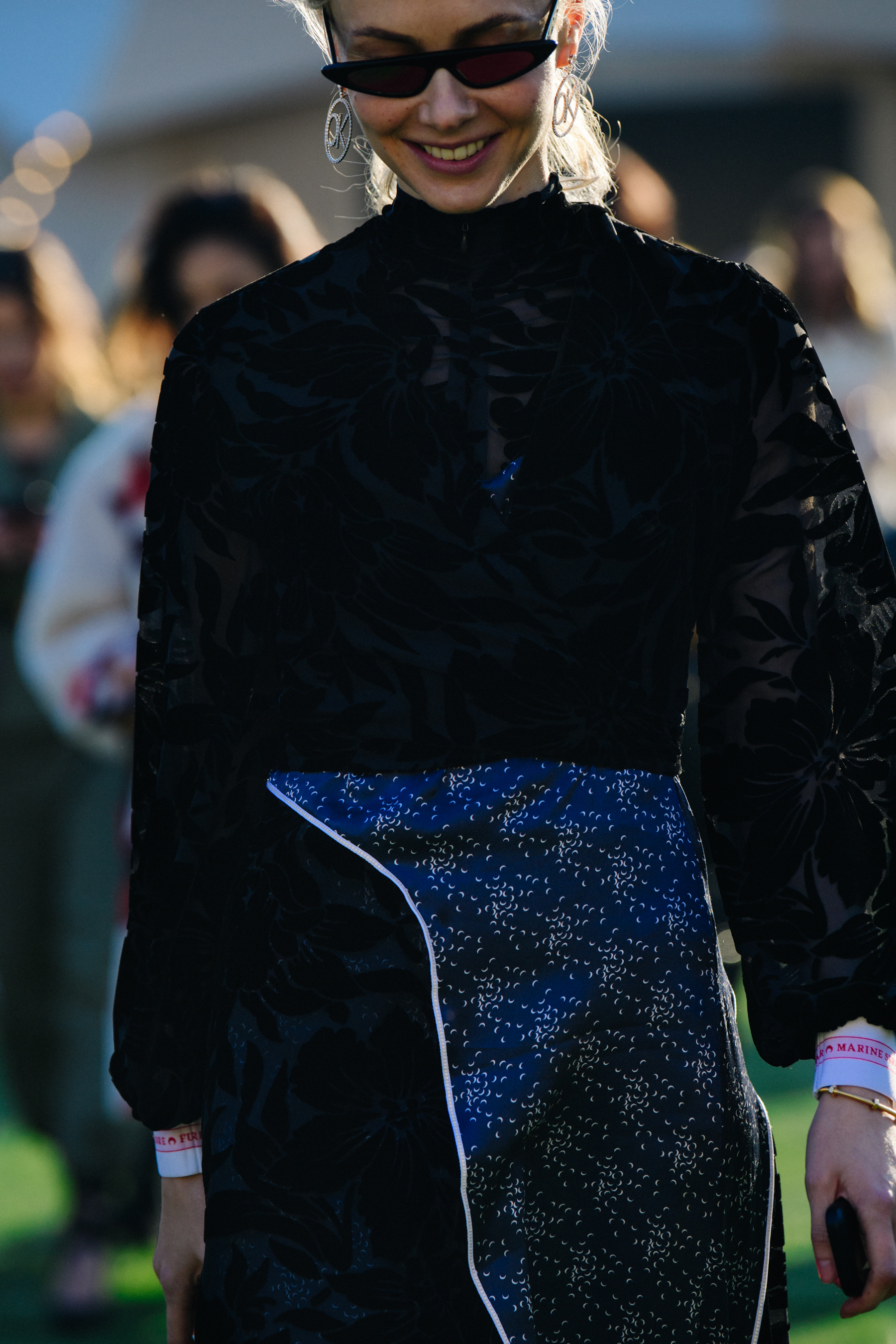 Woman wearing Christian Dior outfit