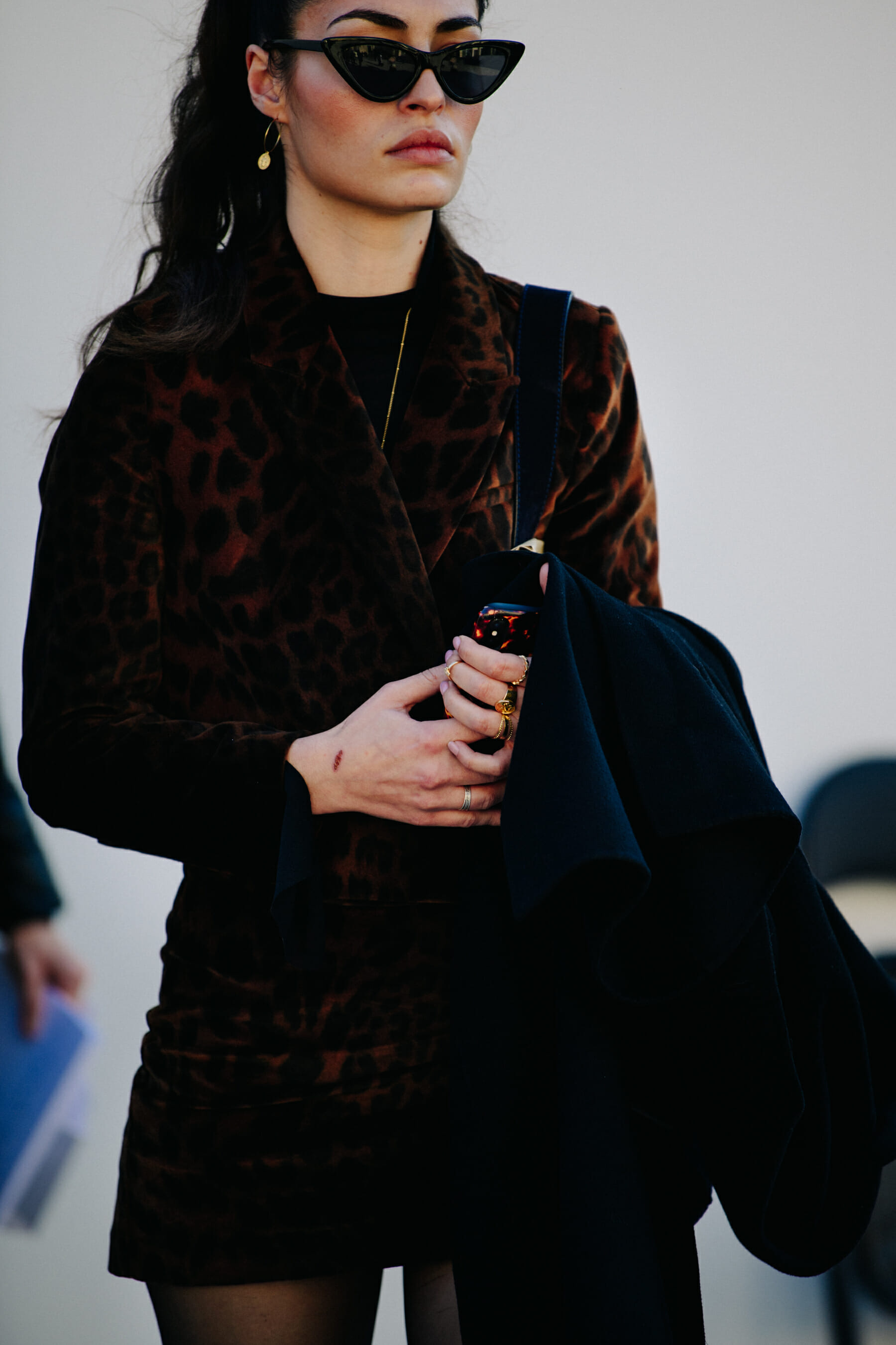 Woman wearing Christian Dior outfit