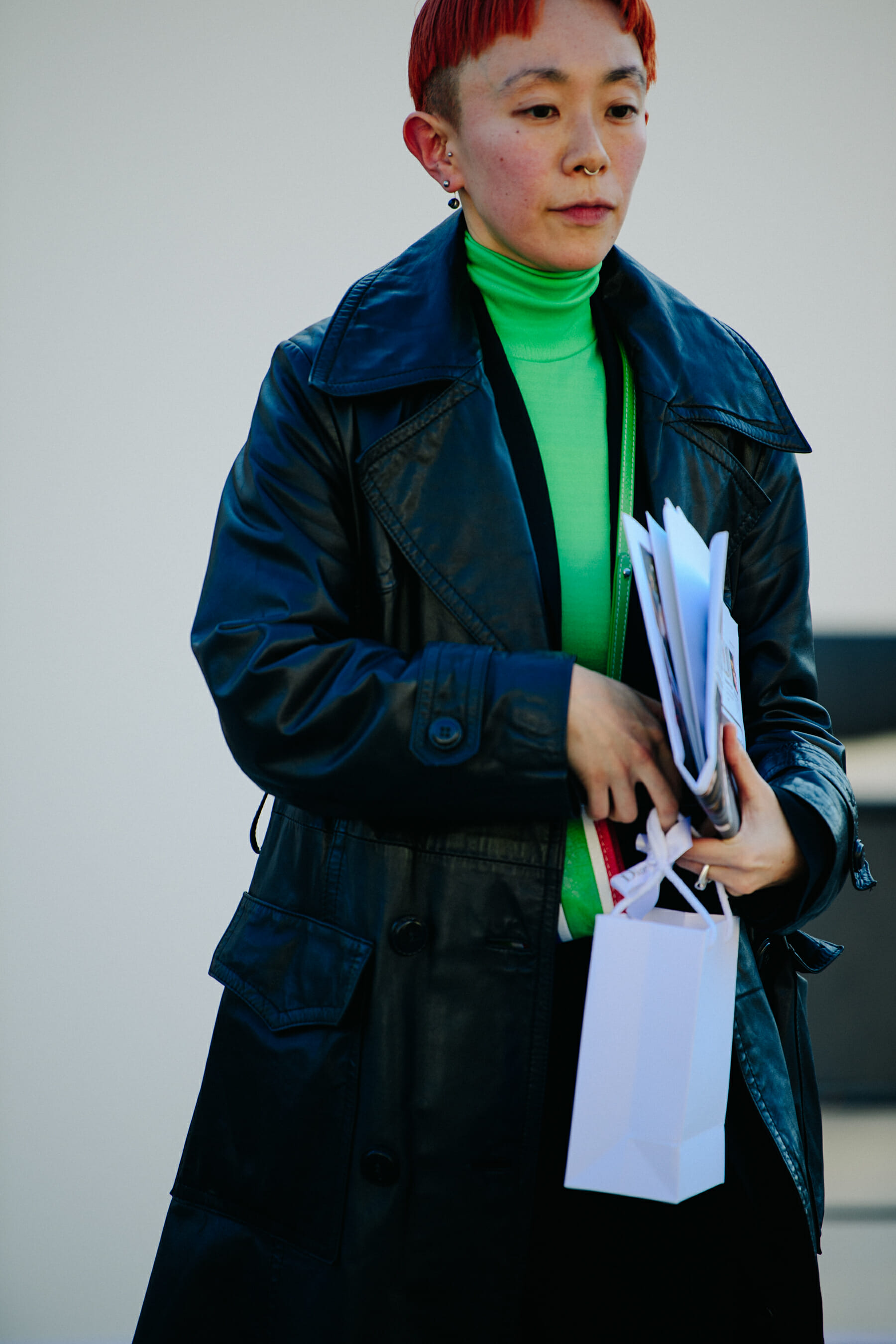 Woman wearing Christian Dior outfit