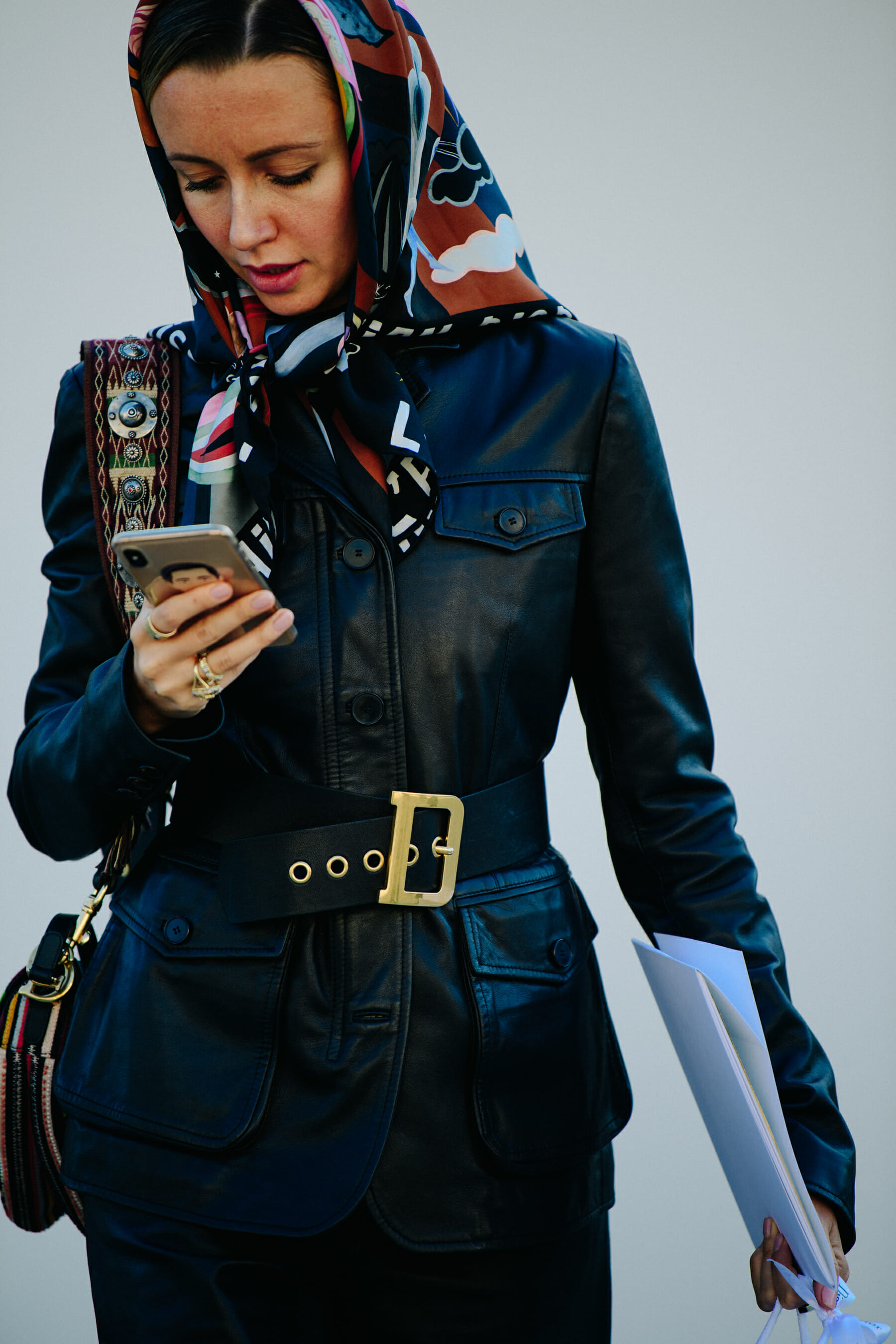 Woman wearing Christian Dior outfit