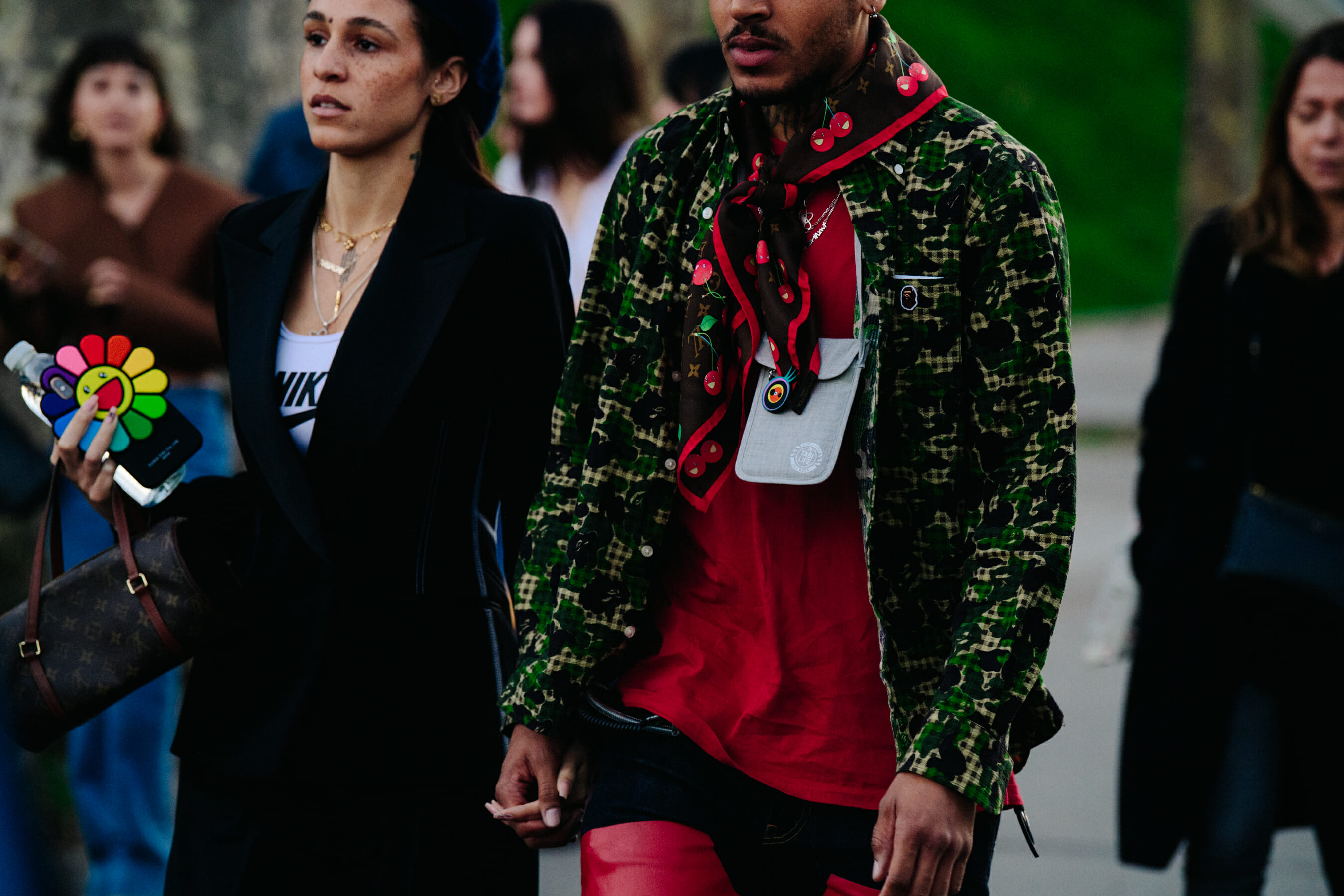 Couple wearing stylish outifts