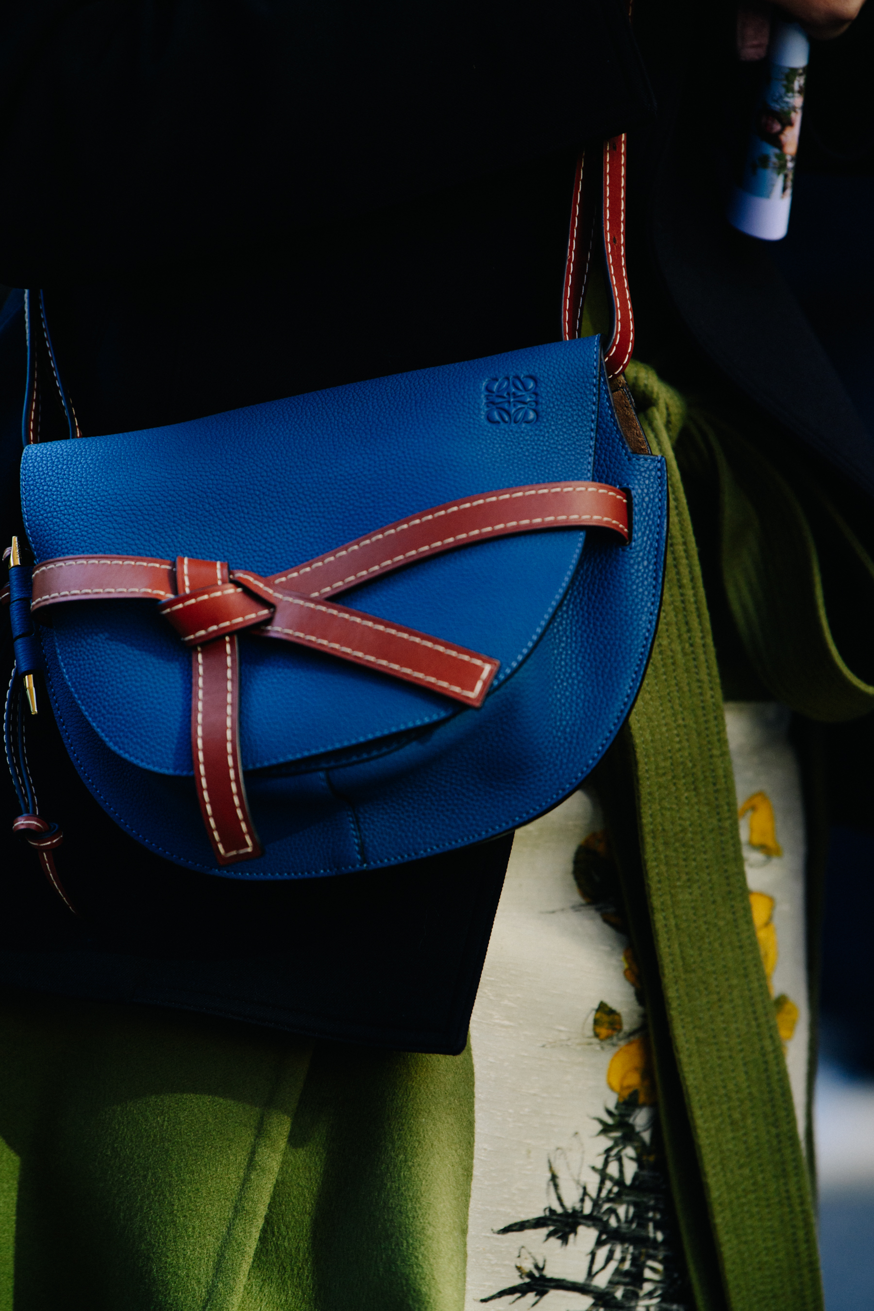 Woman carrying Loewe bag