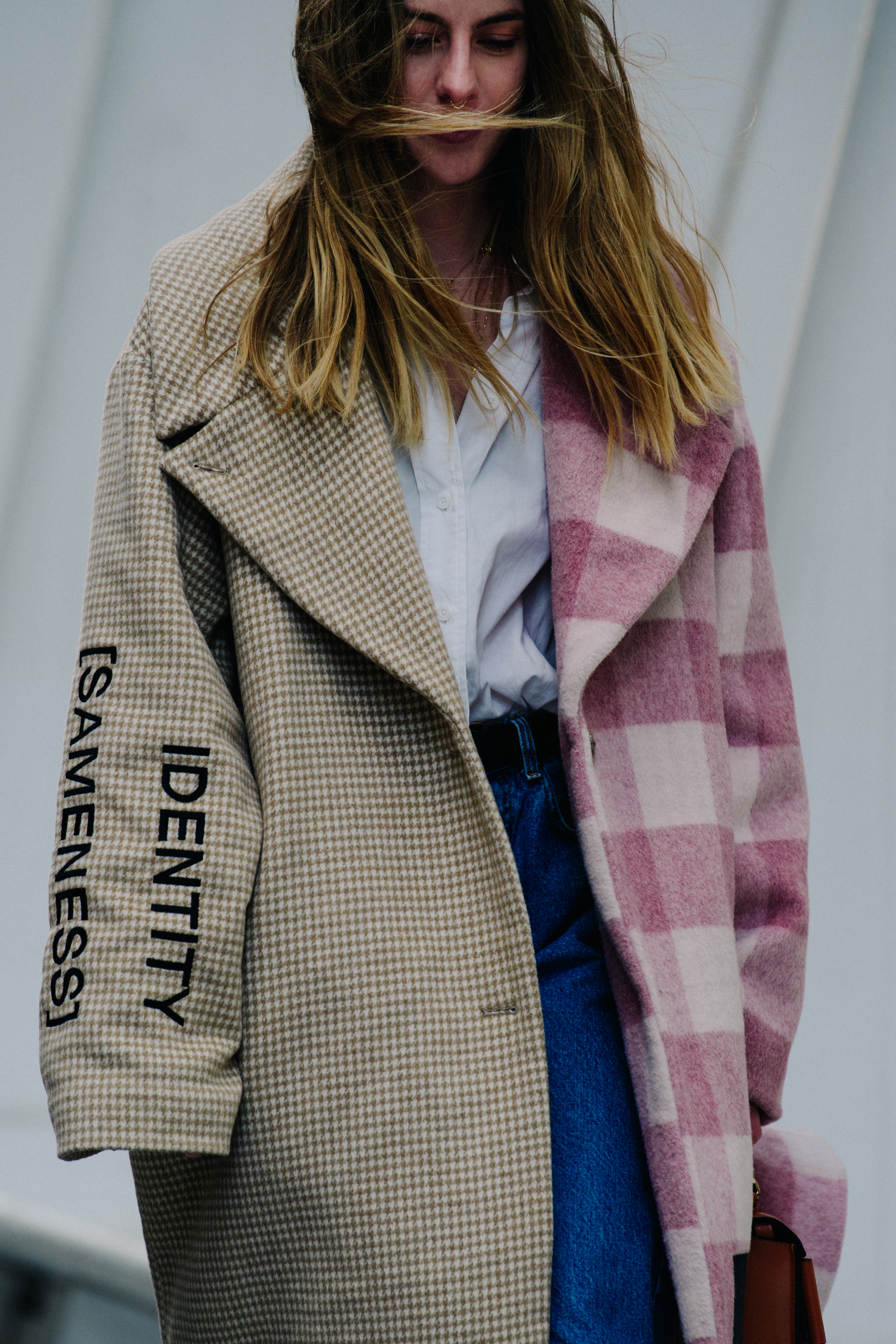 Danish woman wearing MUF10 coat