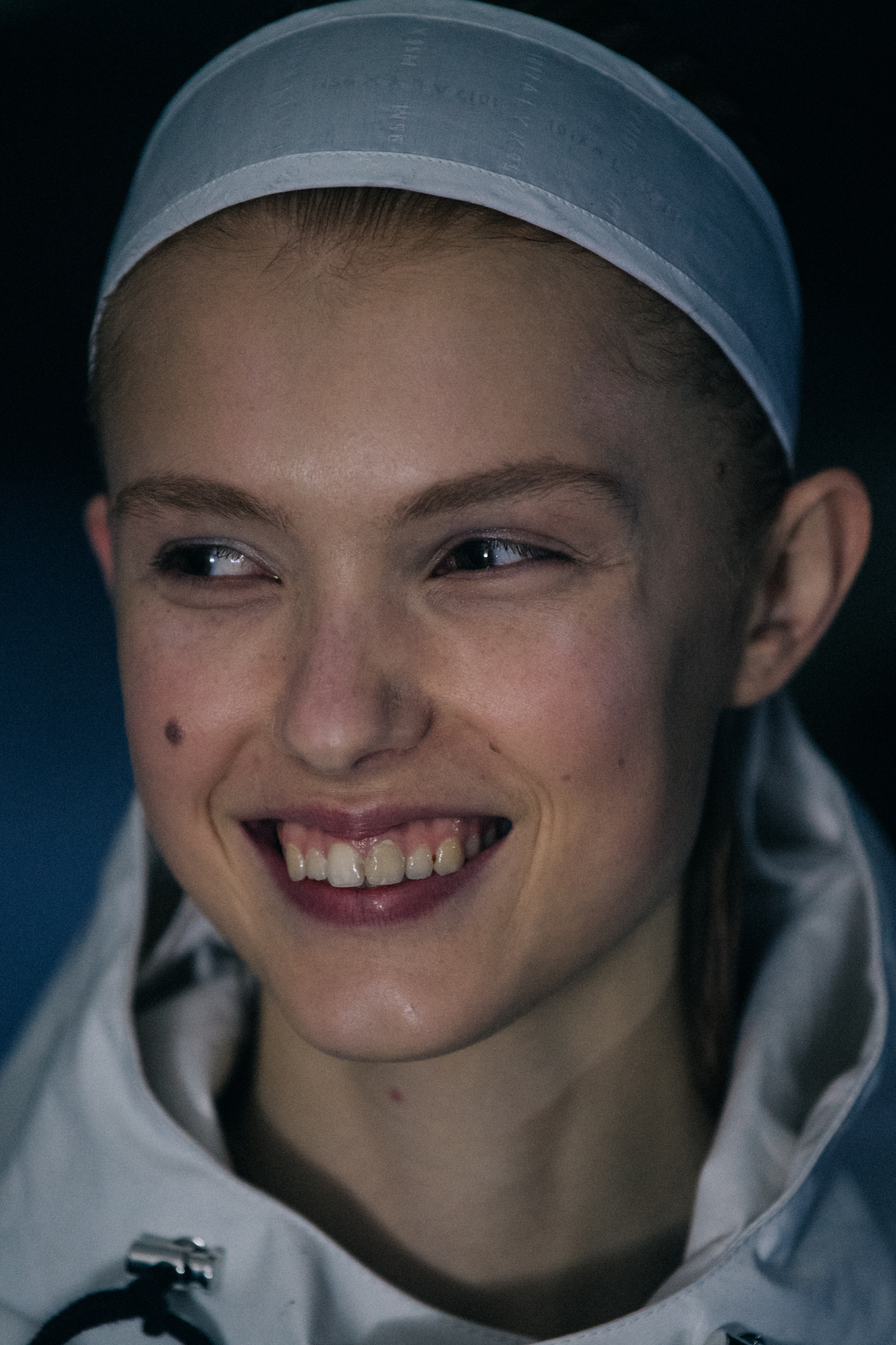 Yeva Podurian backstage at 1017 ALYX 9SM