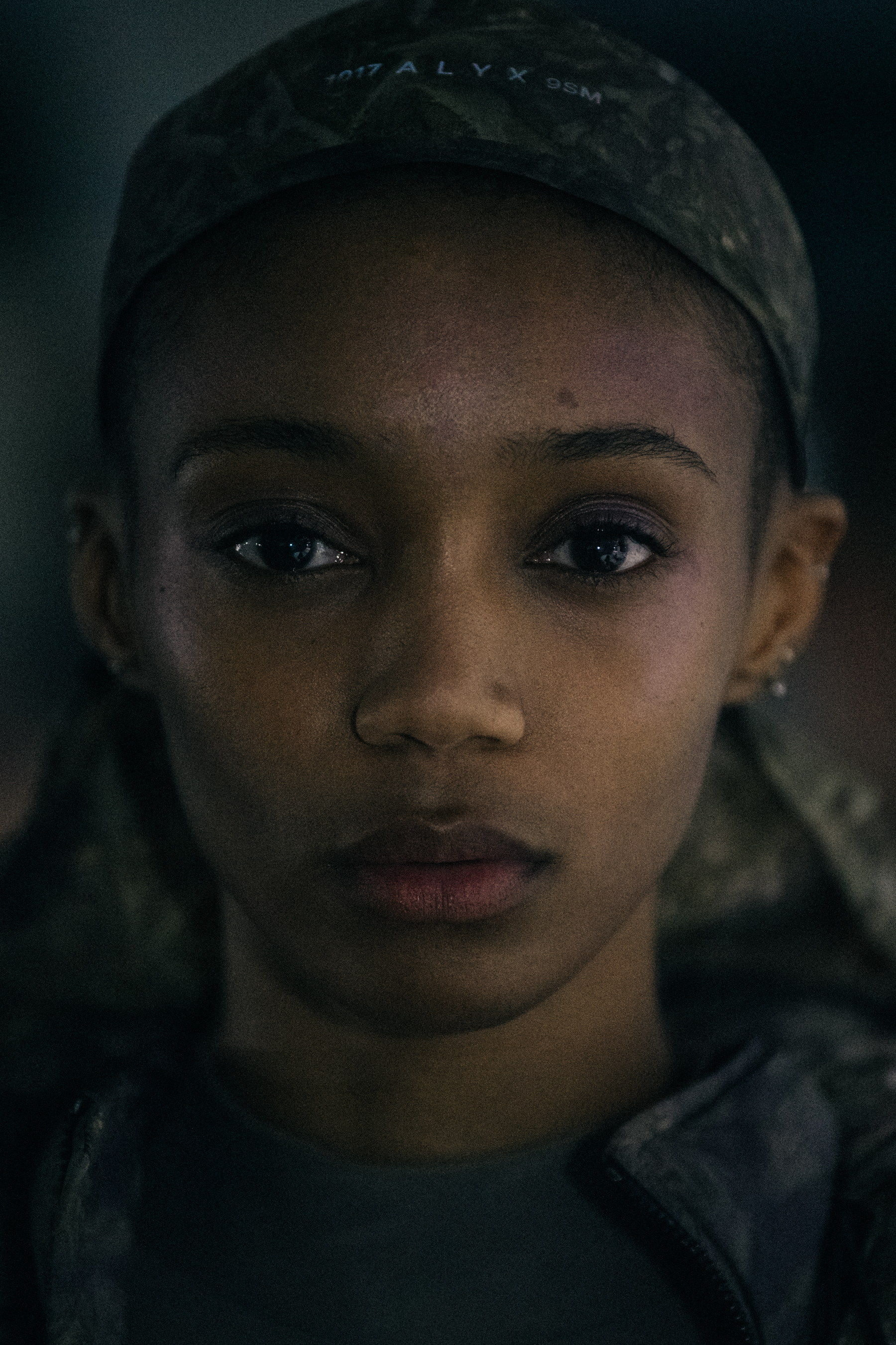 Hannah Shakespeare backstage at 1017 ALYX 9SM