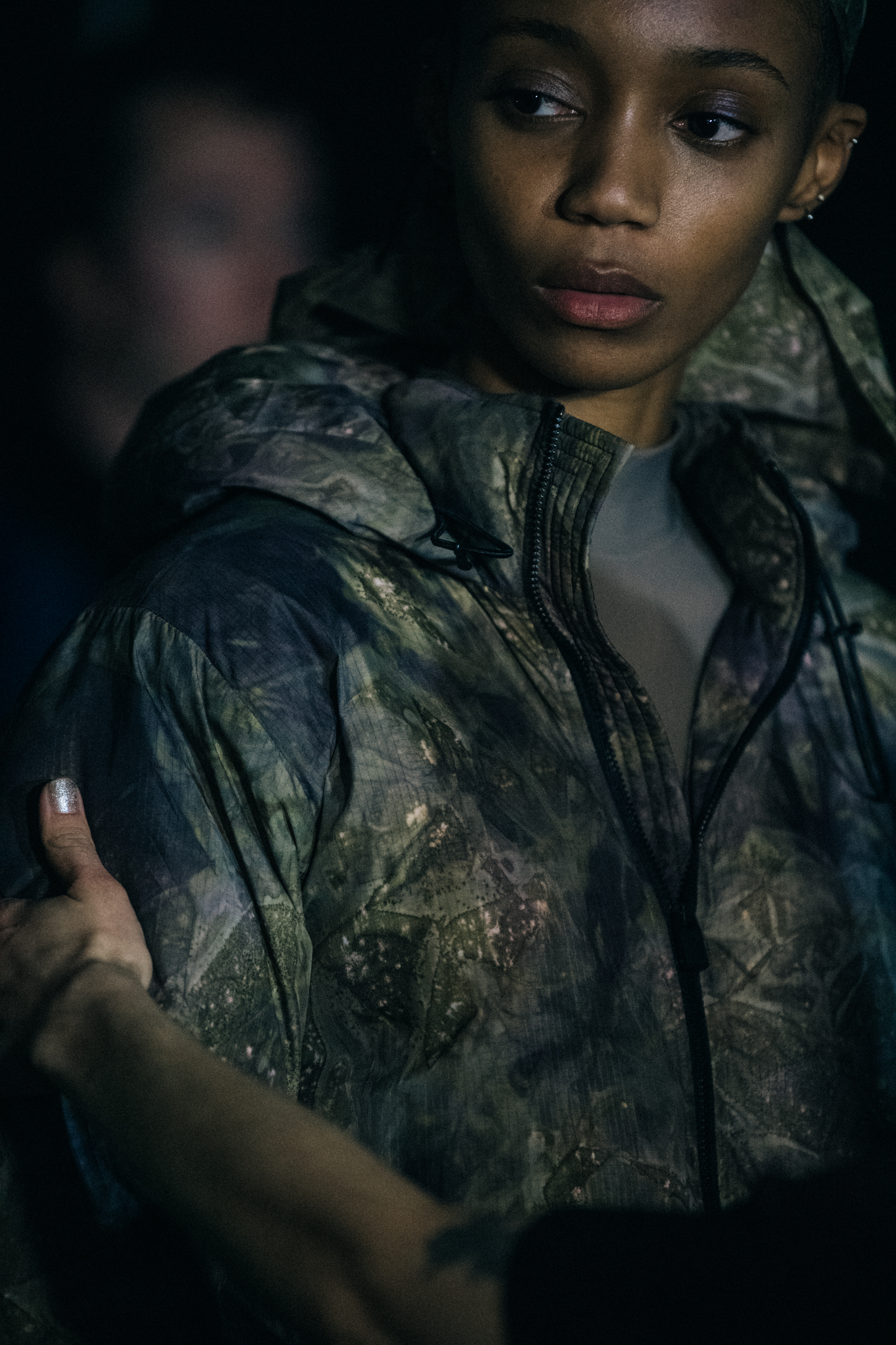 Hannah Shakespeare backstage at 1017 ALYX 9SM