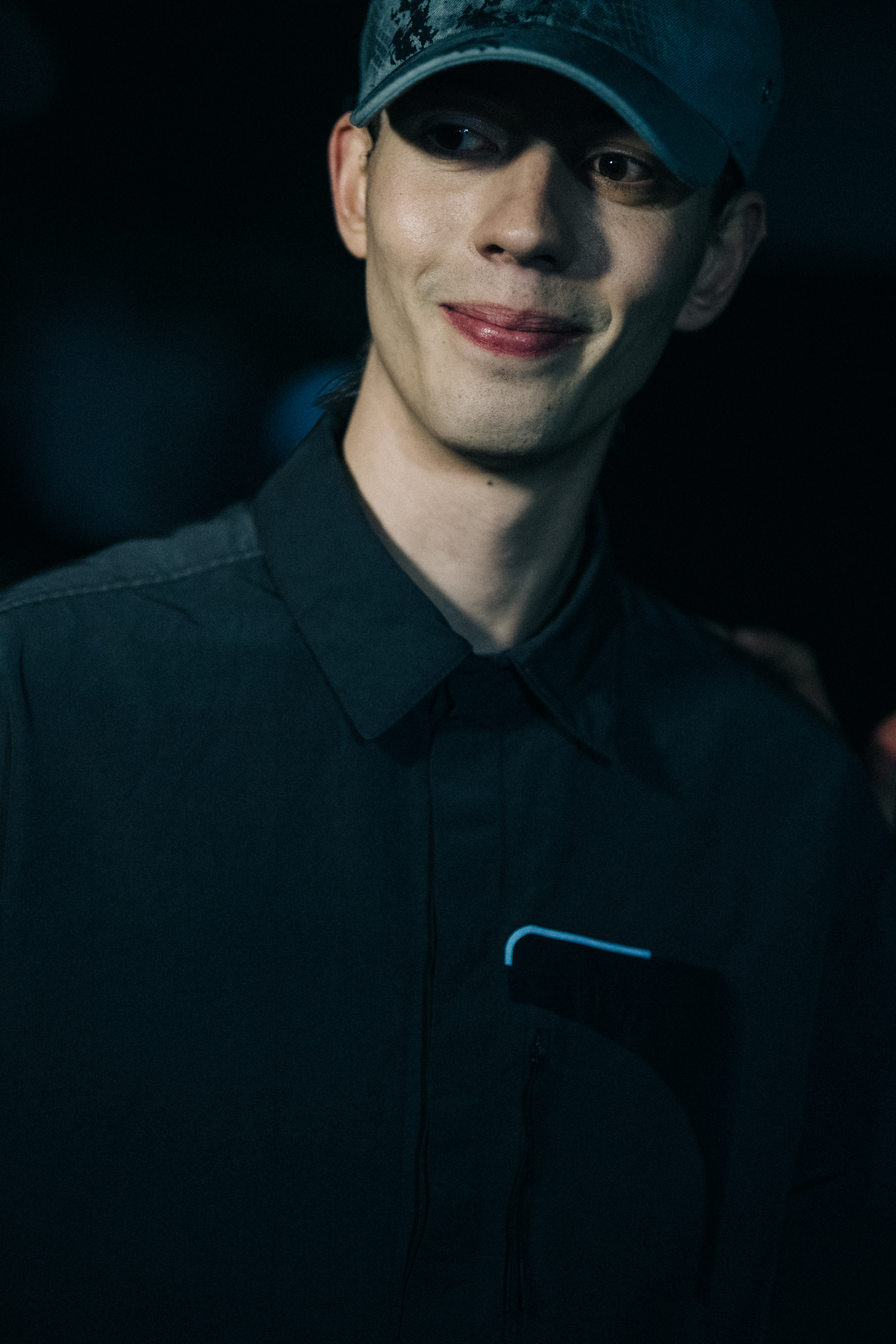 Wim Koch backstage at 1017 ALYX 9SM
