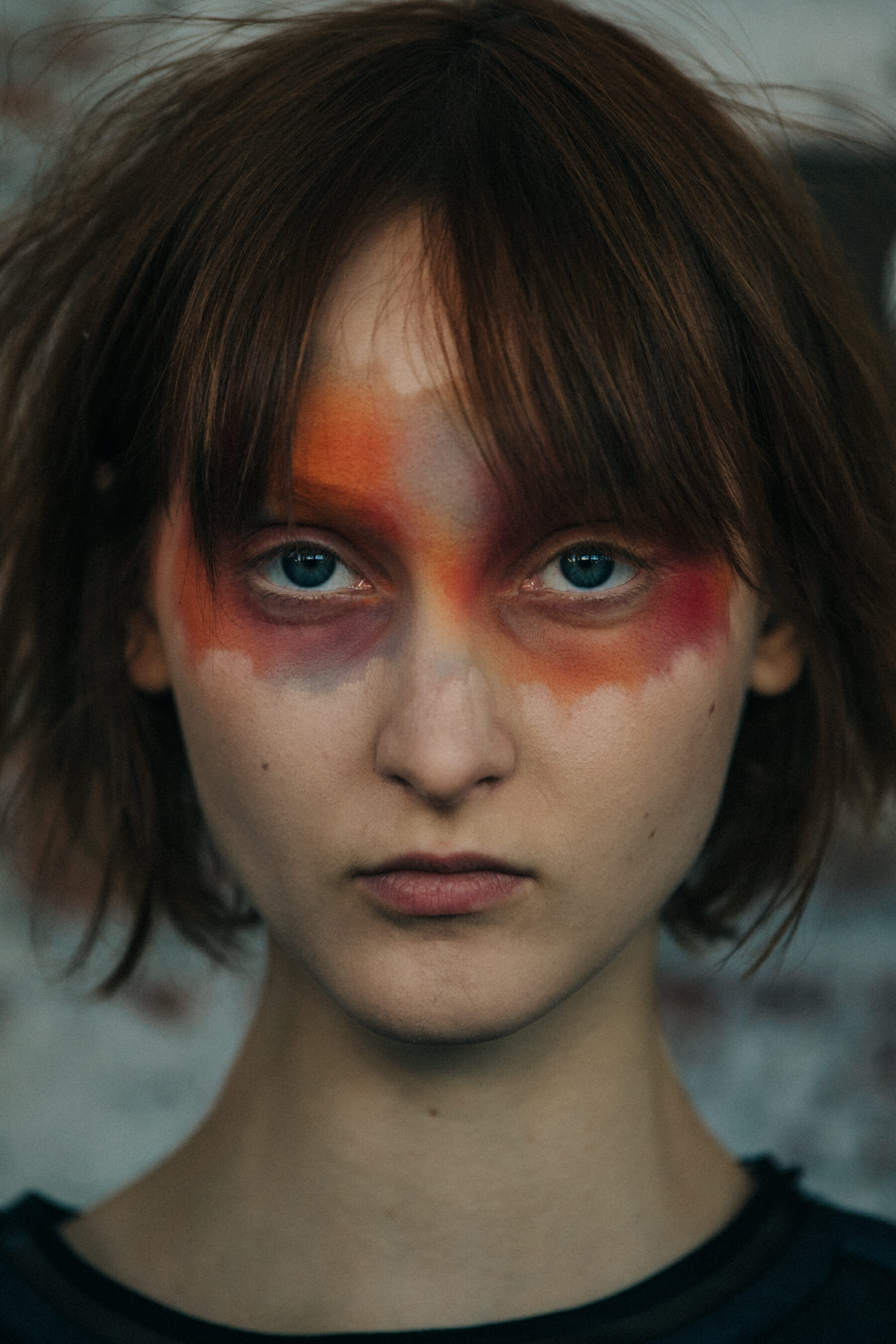 Nika Cole backstage at Eckhaus Latta