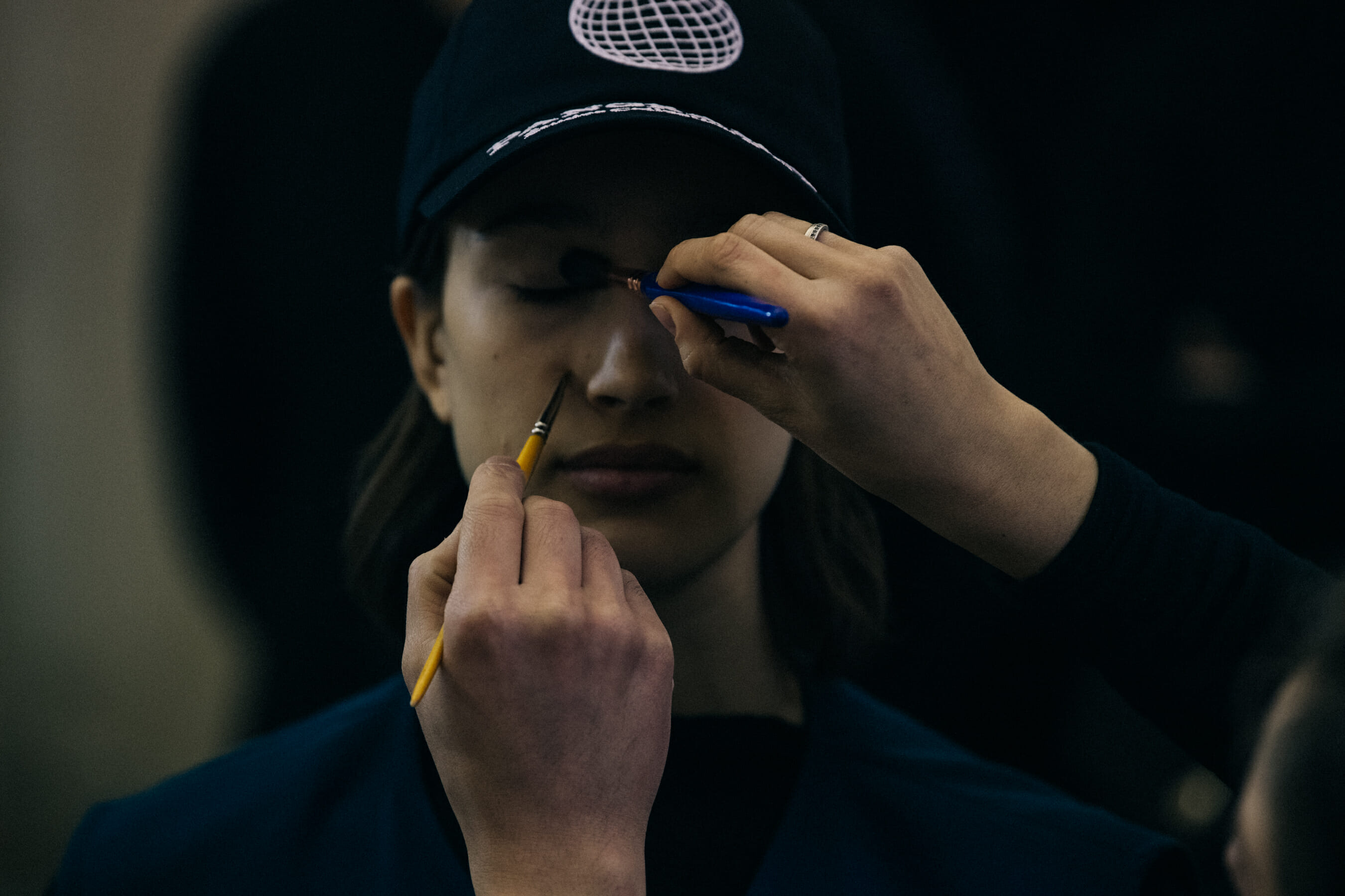 Models in hair and makeup