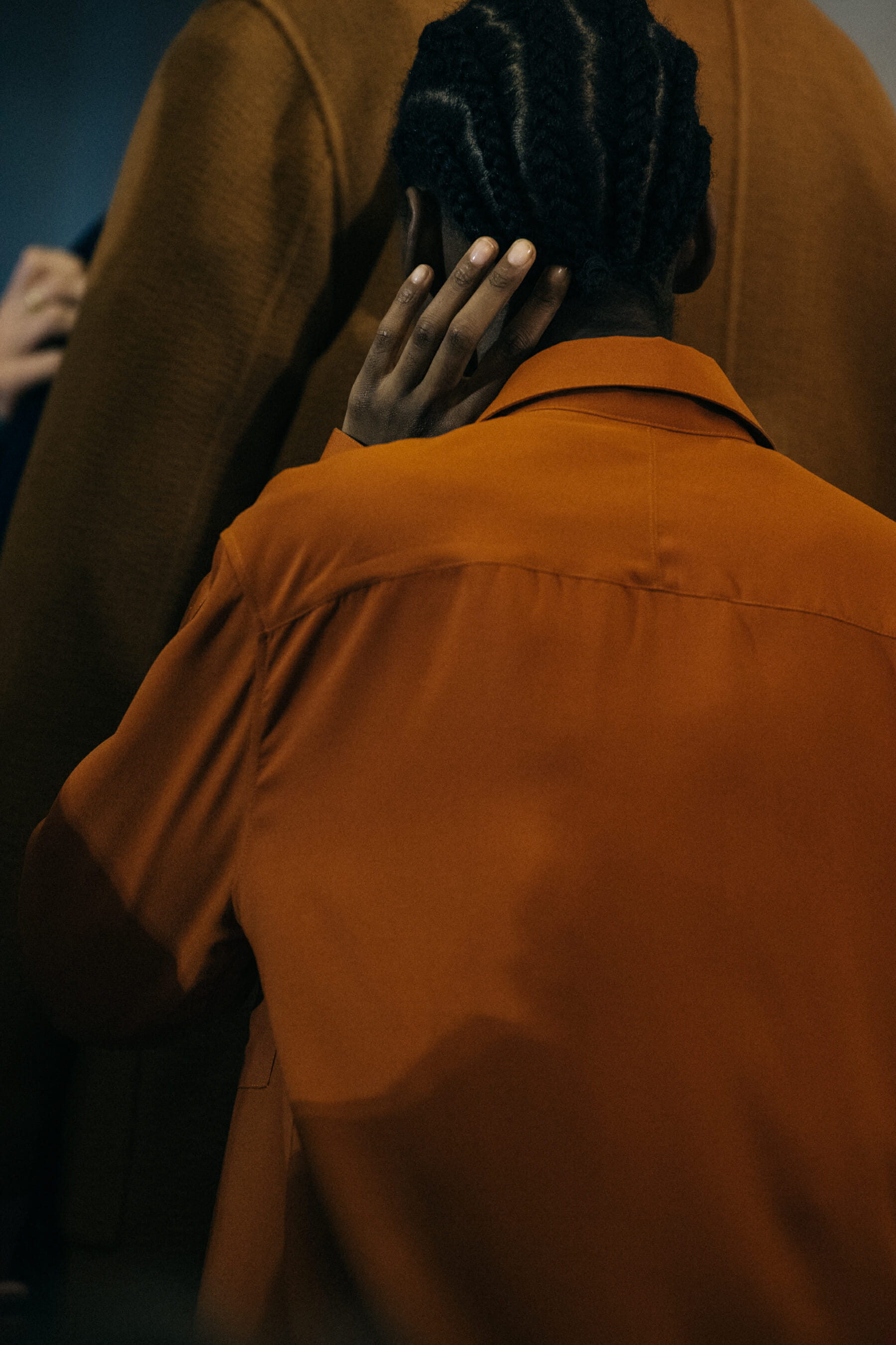 Models wearing colourful outfits at Etudes