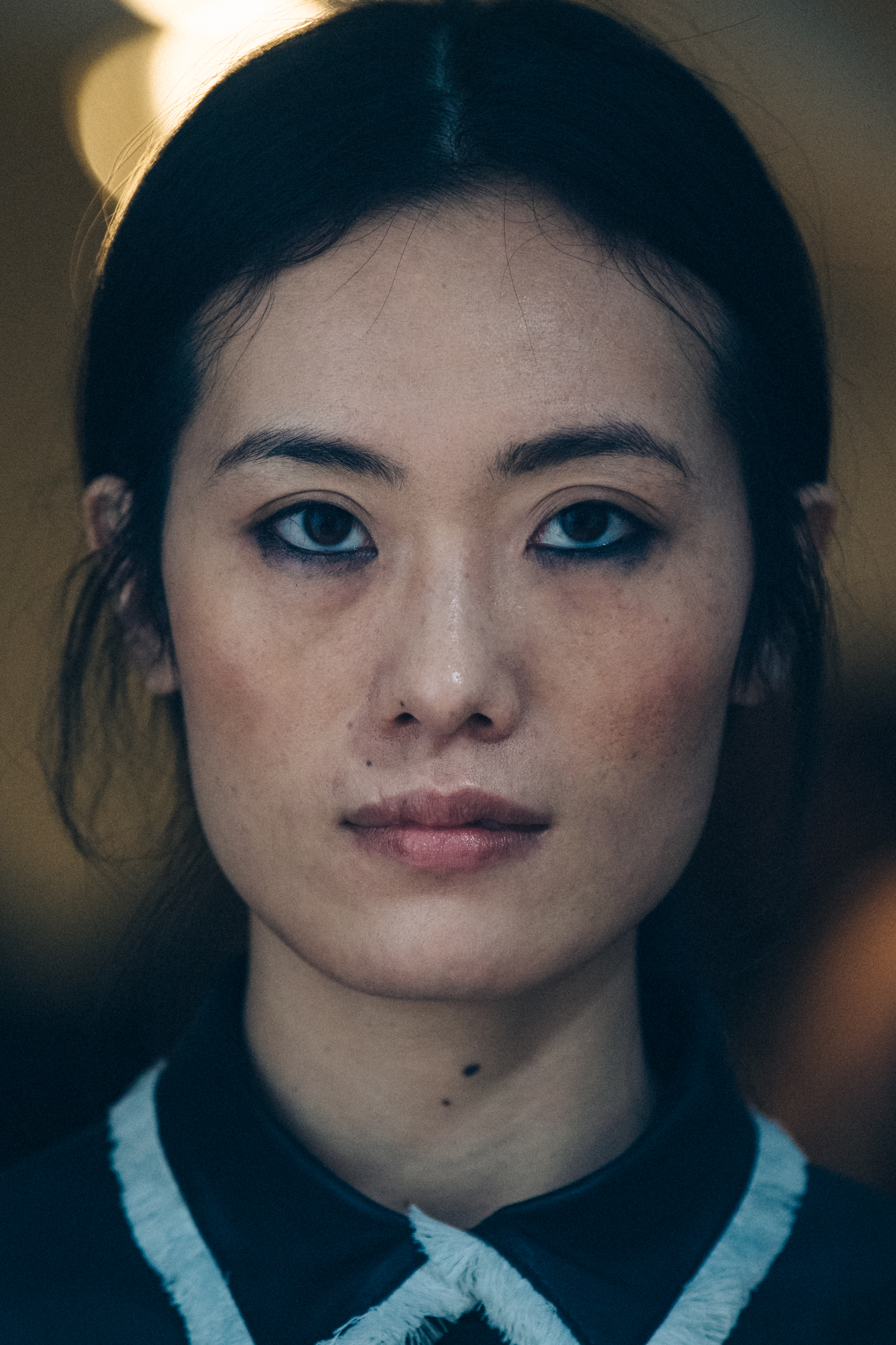Portrait of Danish model at STAND