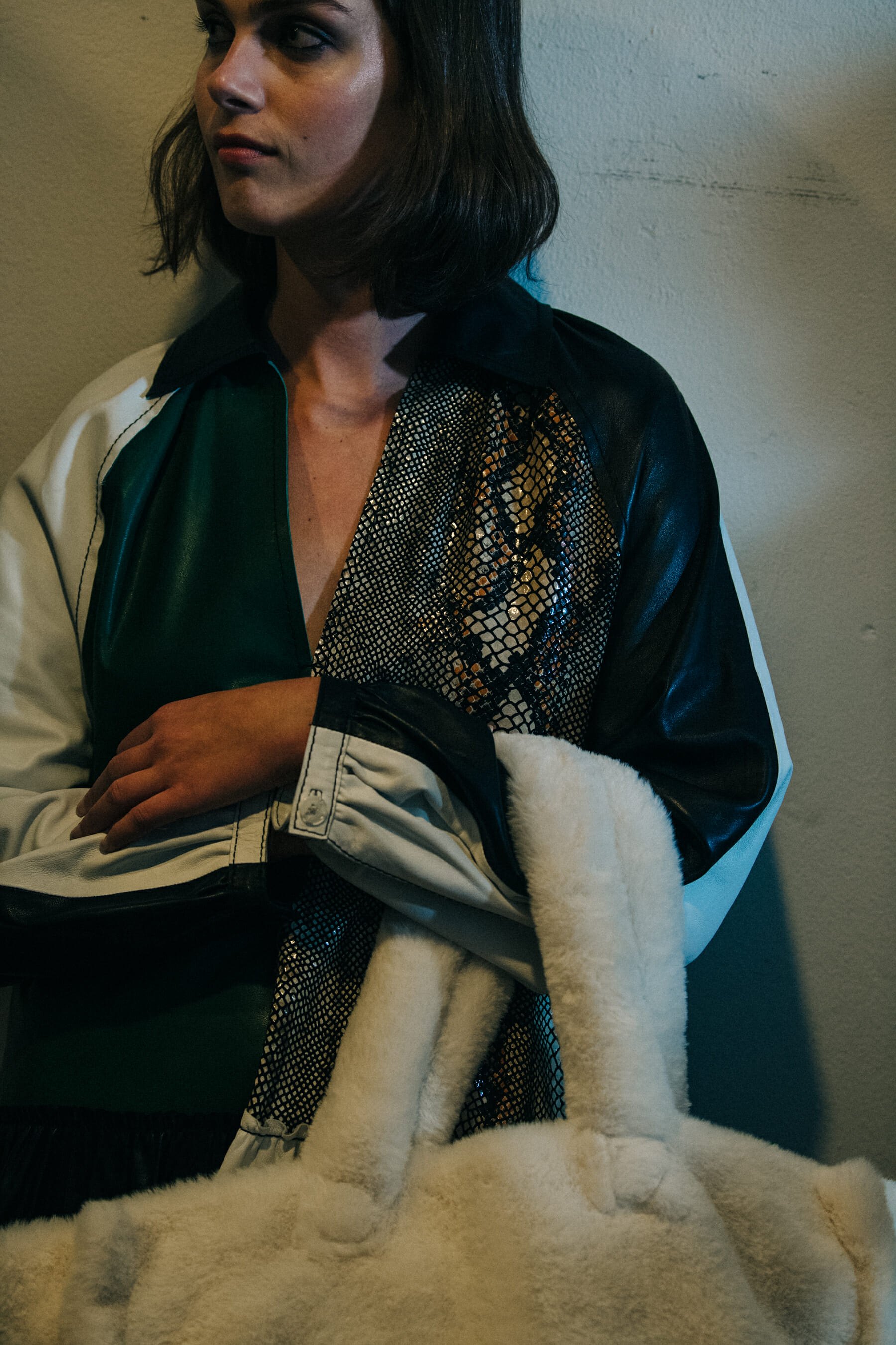 Maria Palm backstage at STAND