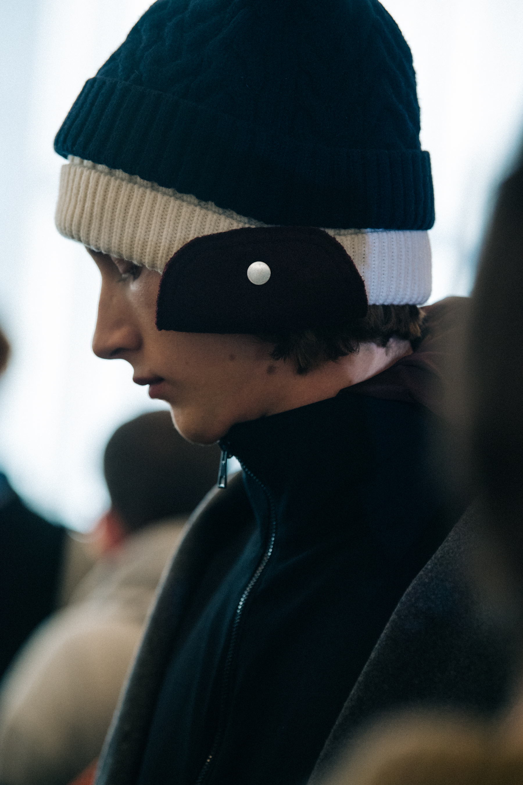 Ville Sydfors backstage at Sunnei