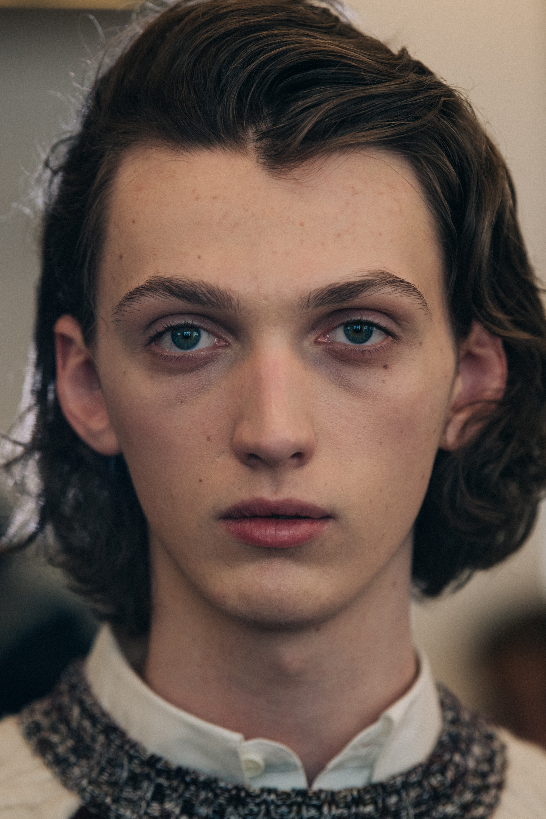 Arnaud Courteille backstage at Sunnei