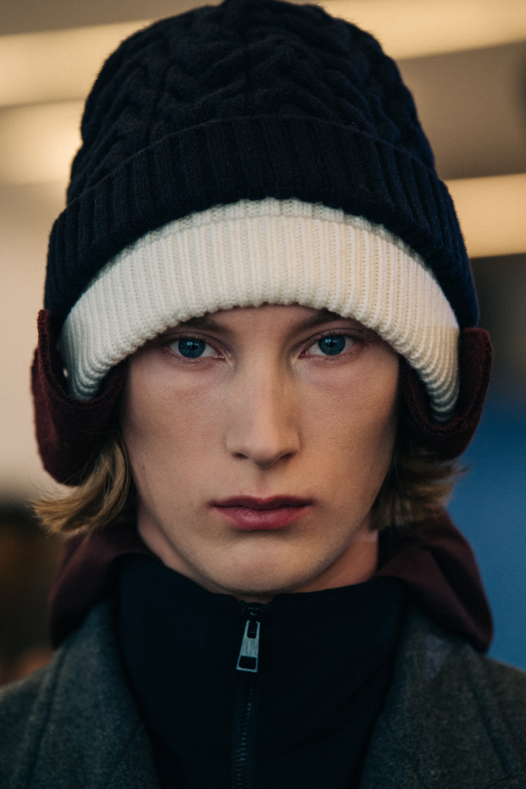 Ville Sydfors backstage at Sunnei