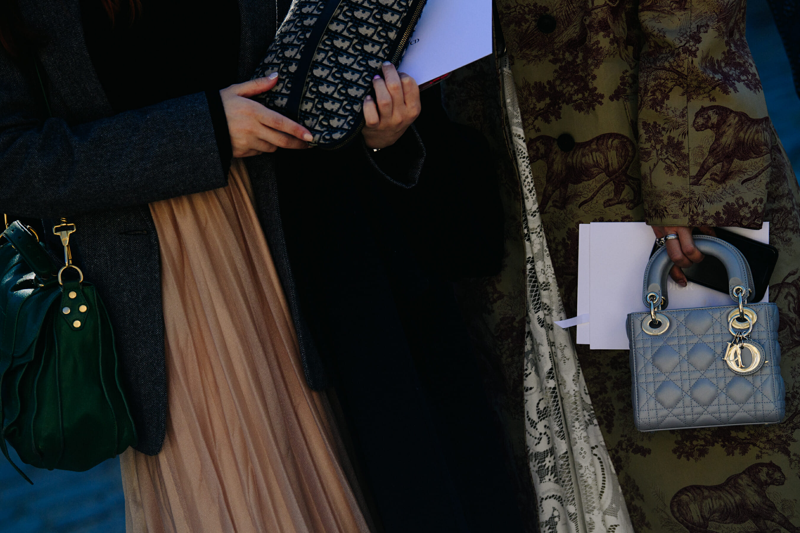 Woman wearing Christian Dior outfit