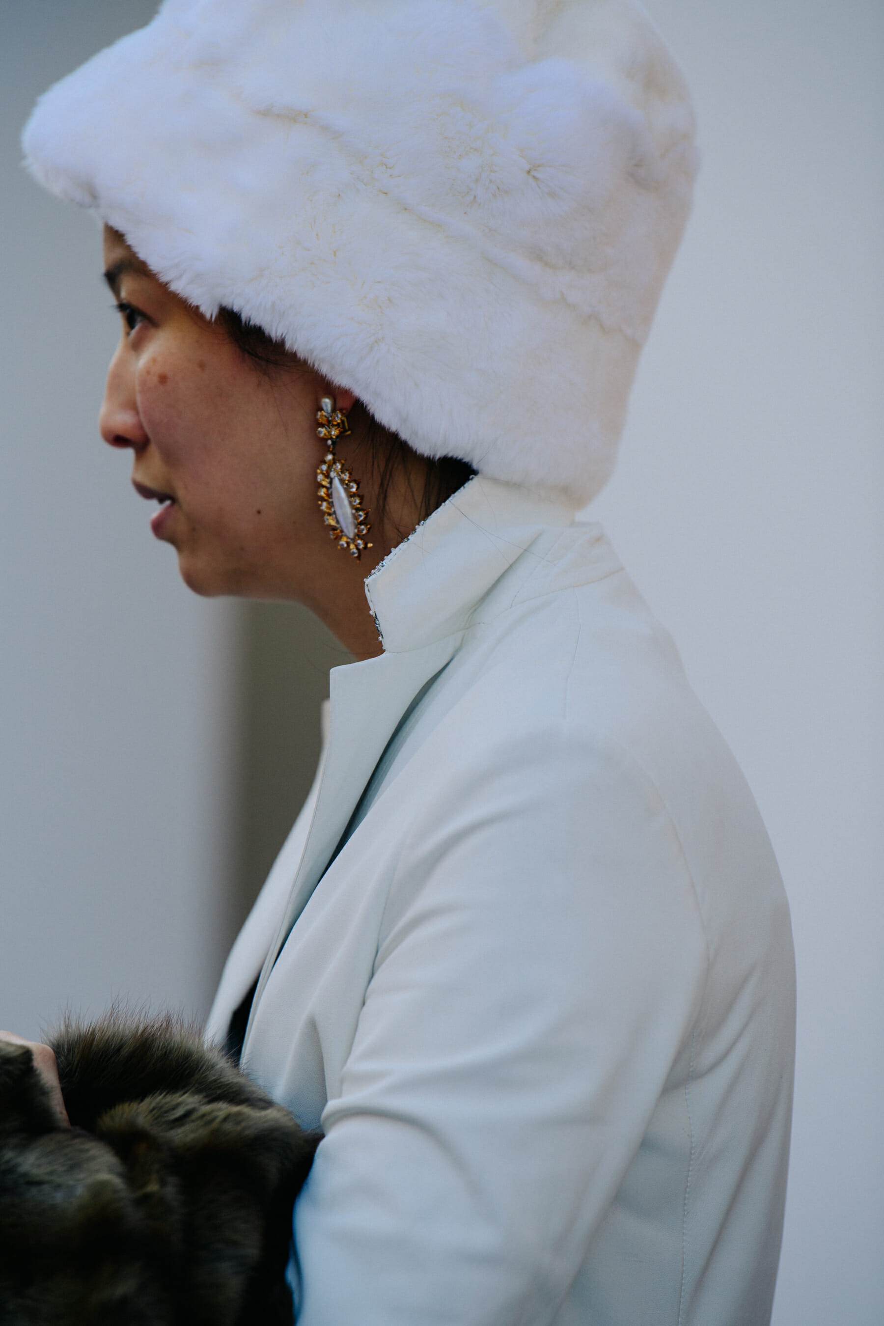 Woman wearing Christian Dior outfit