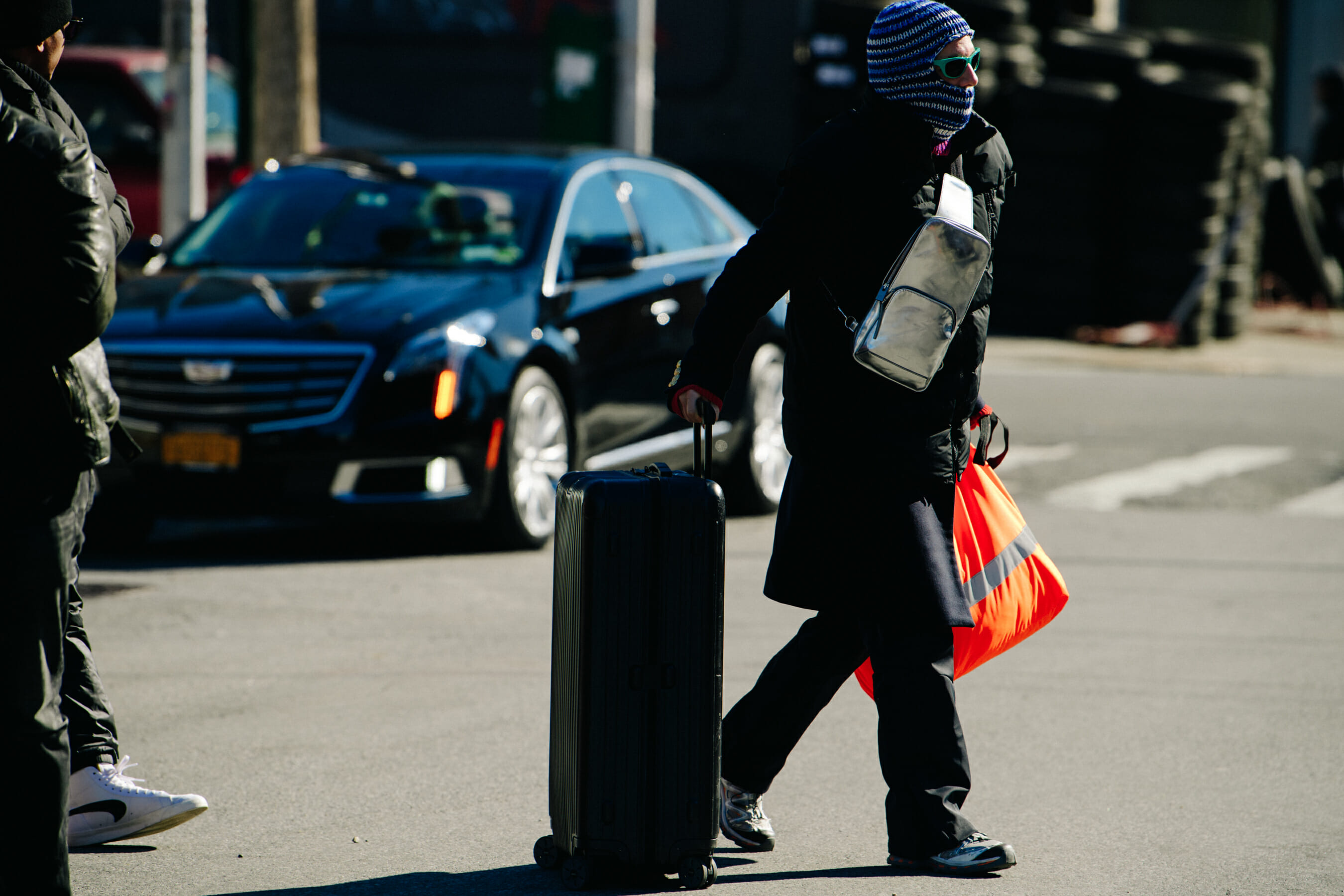 Man wearing balaclava