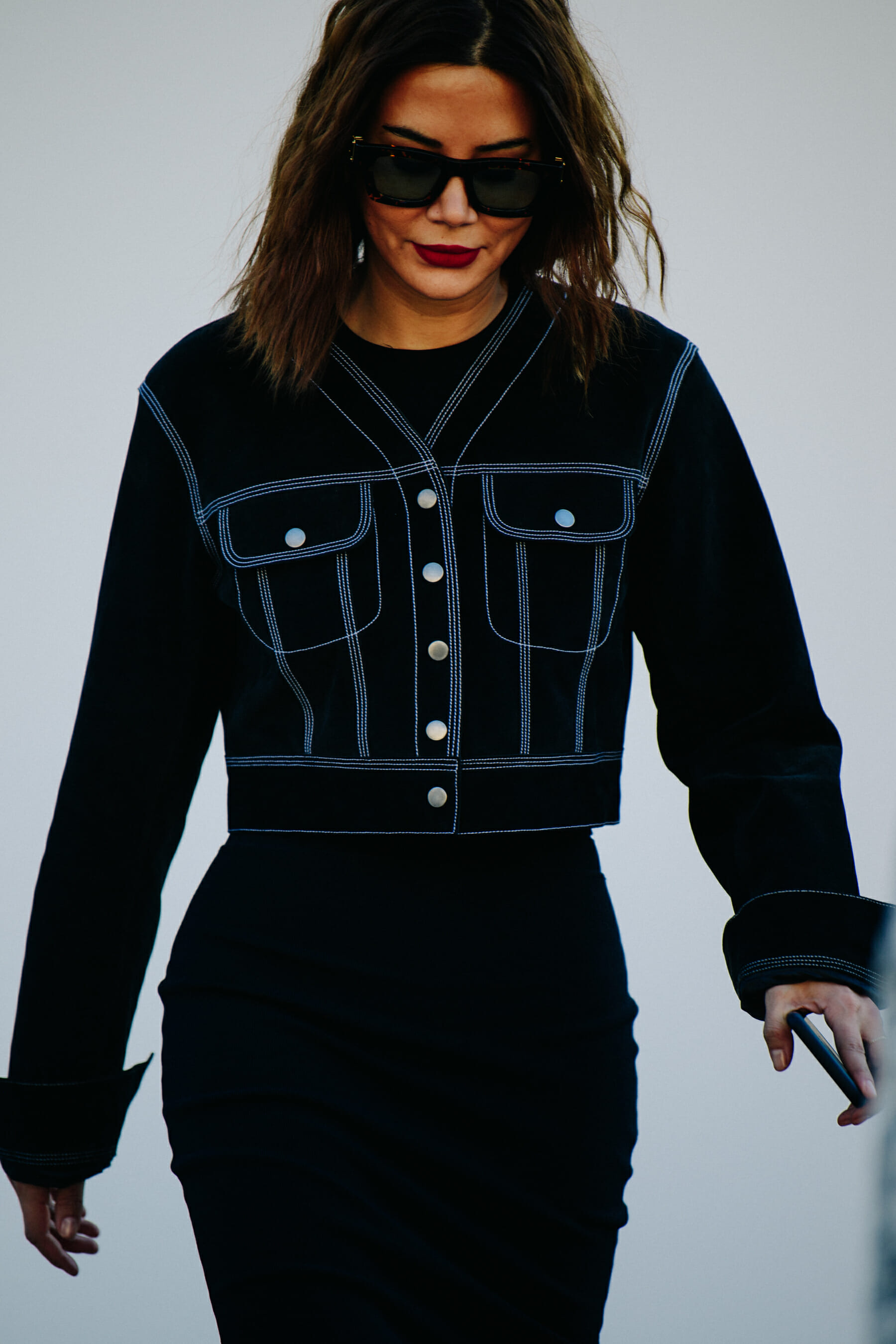 Woman wearing Christian Dior outfit