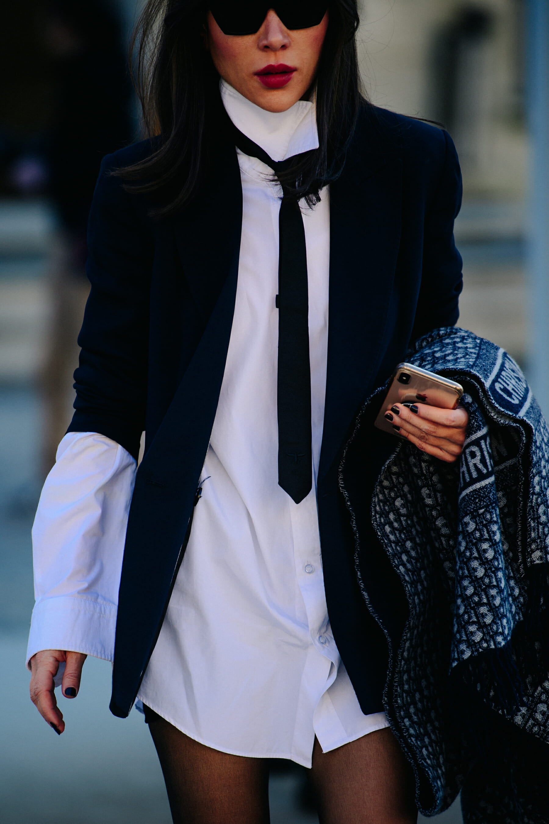 Woman wearing Christian Dior outfit