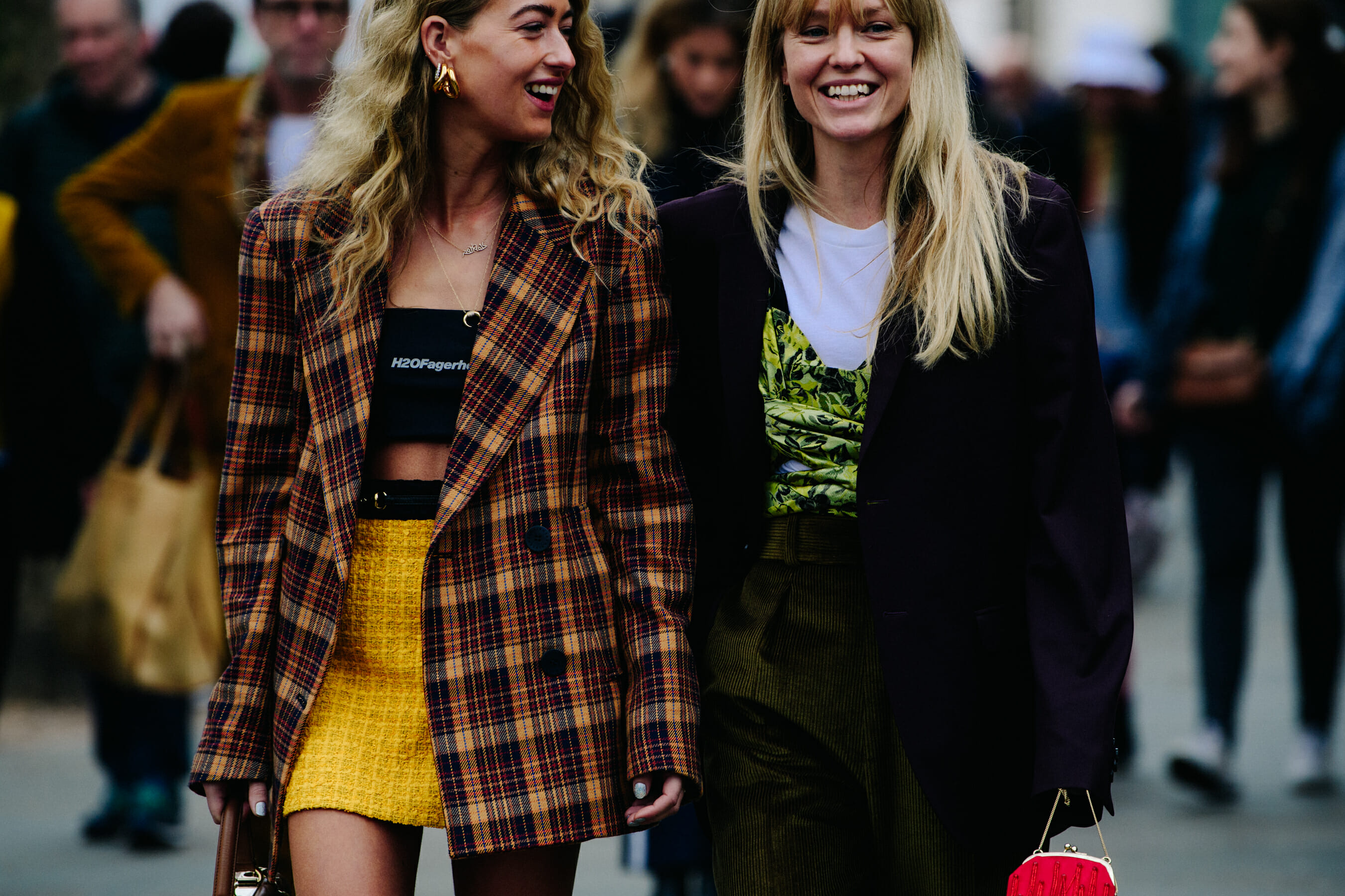Two Danish women wearing patterns
