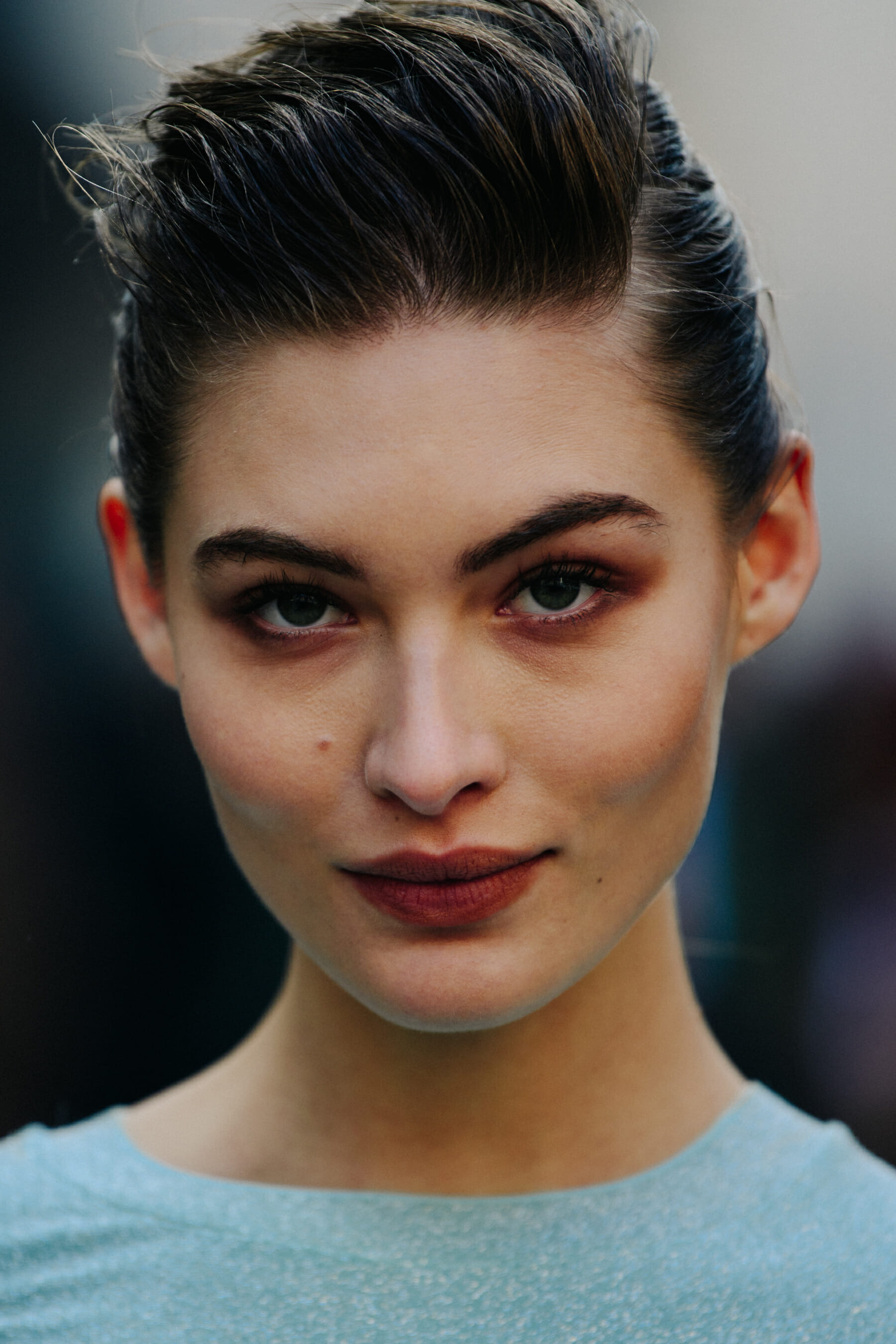 Portrait of American model