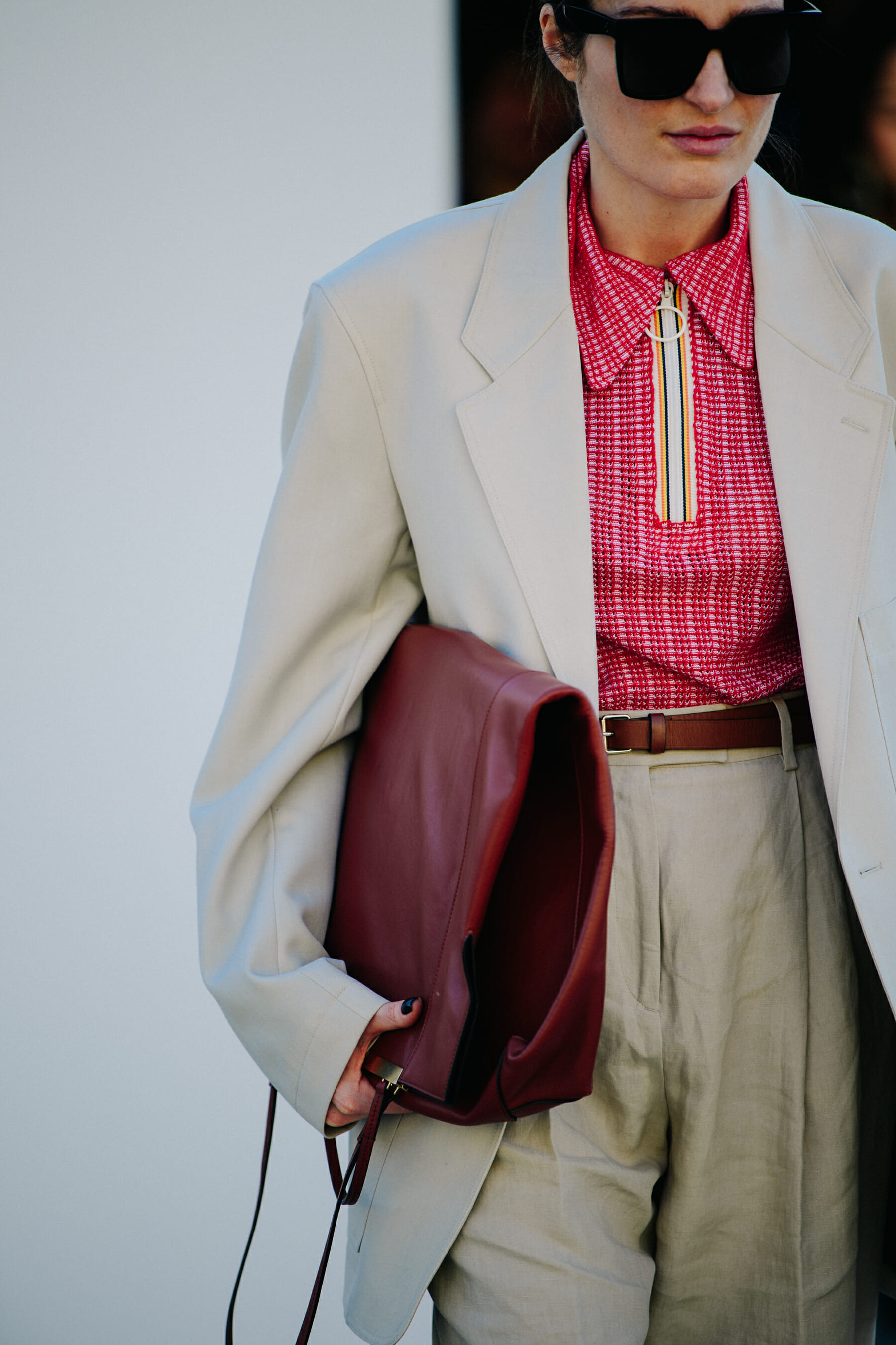 Woman wearing Christian Dior outfit