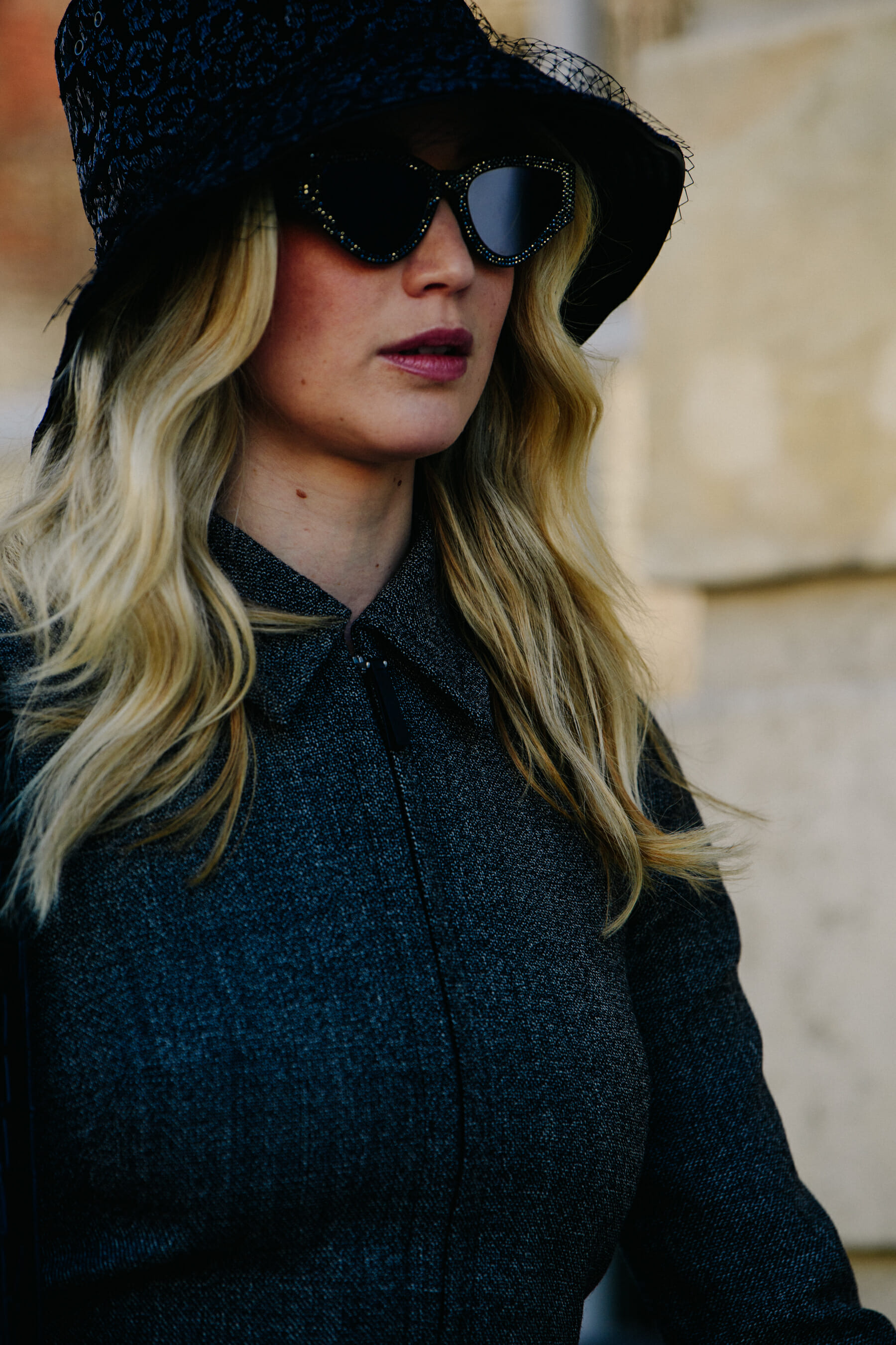 Woman wearing Christian Dior outfit