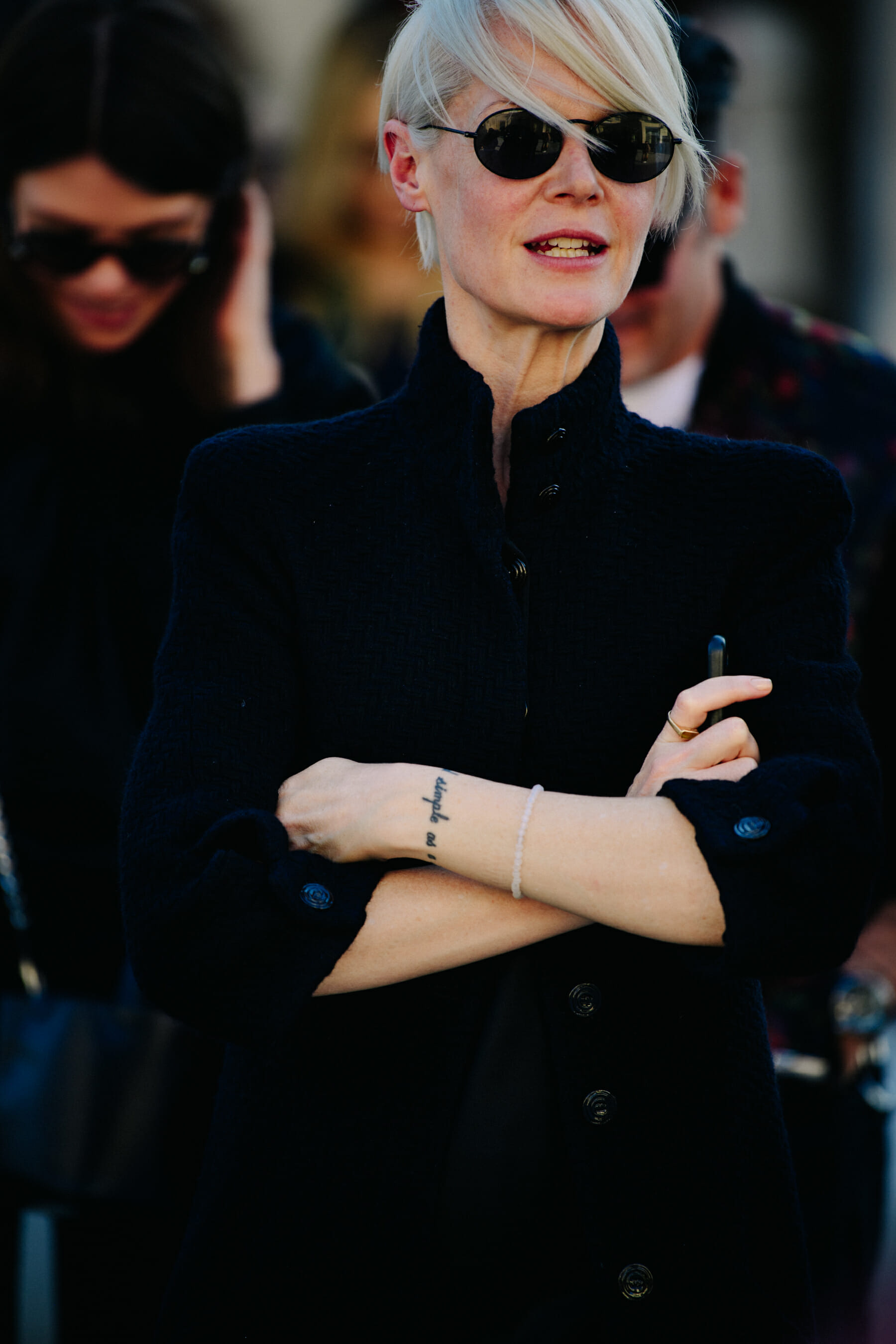 Woman wearing Christian Dior outfit
