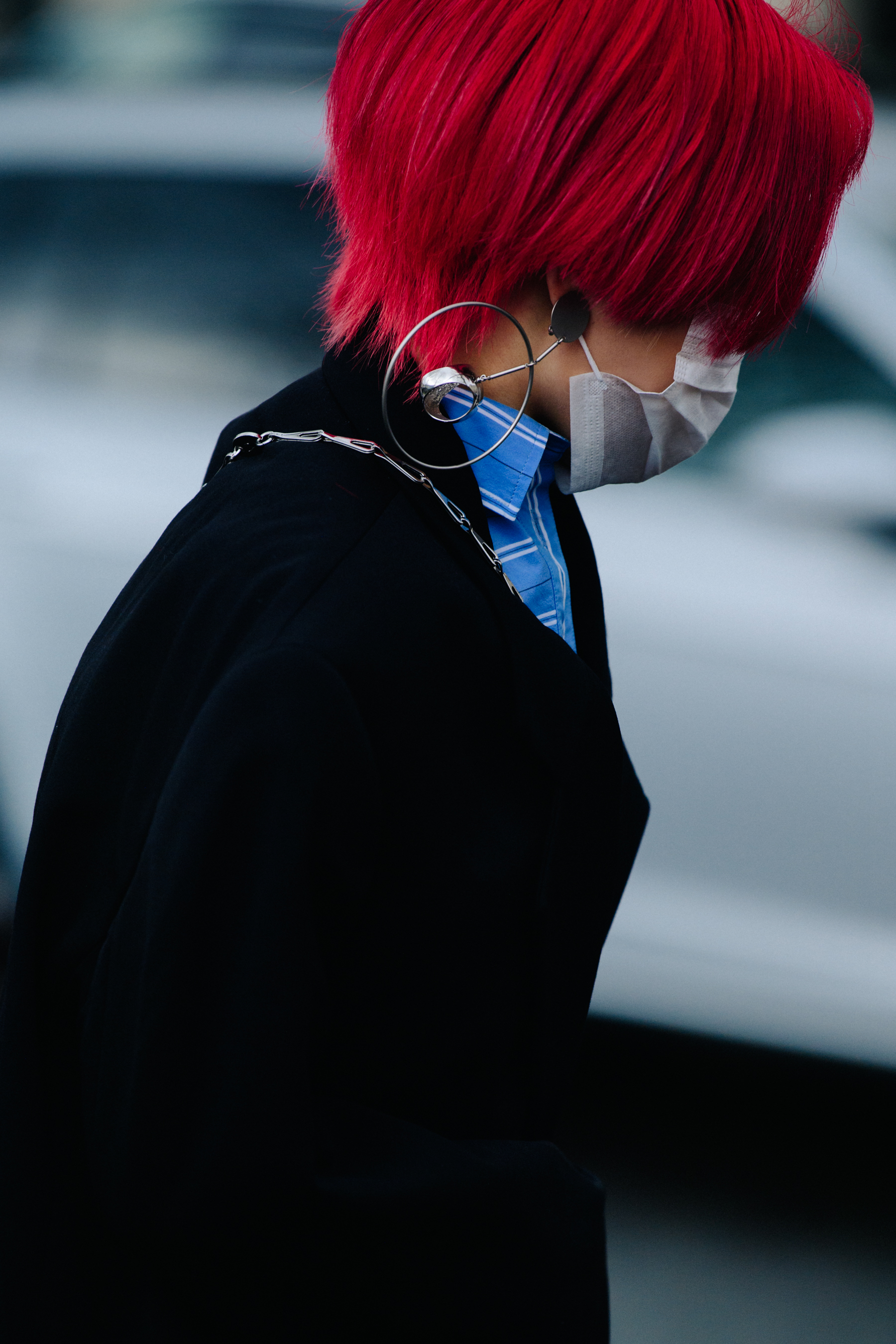 Woman with red hair