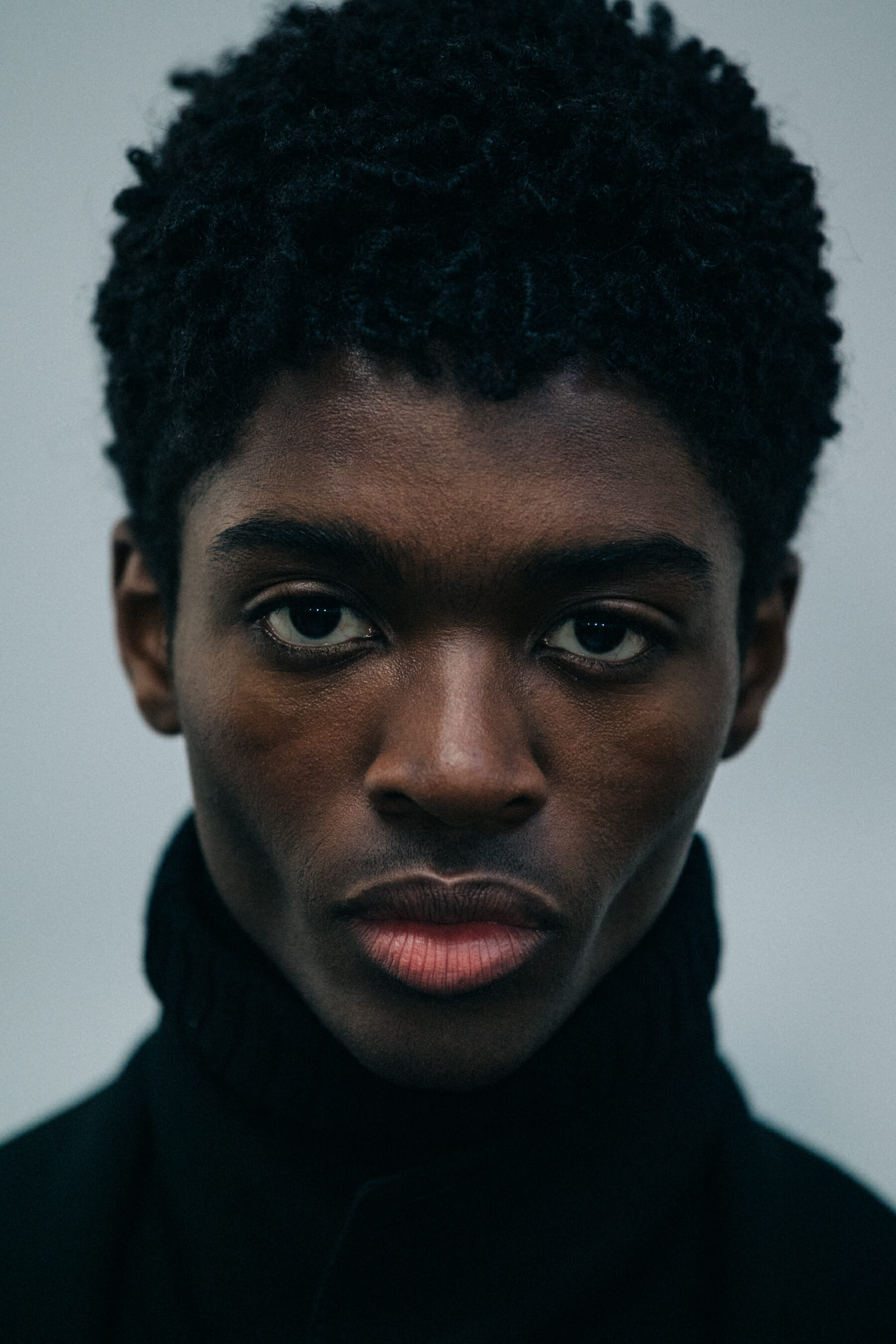 Alton Mason backstage at Ann Demeulemeester
