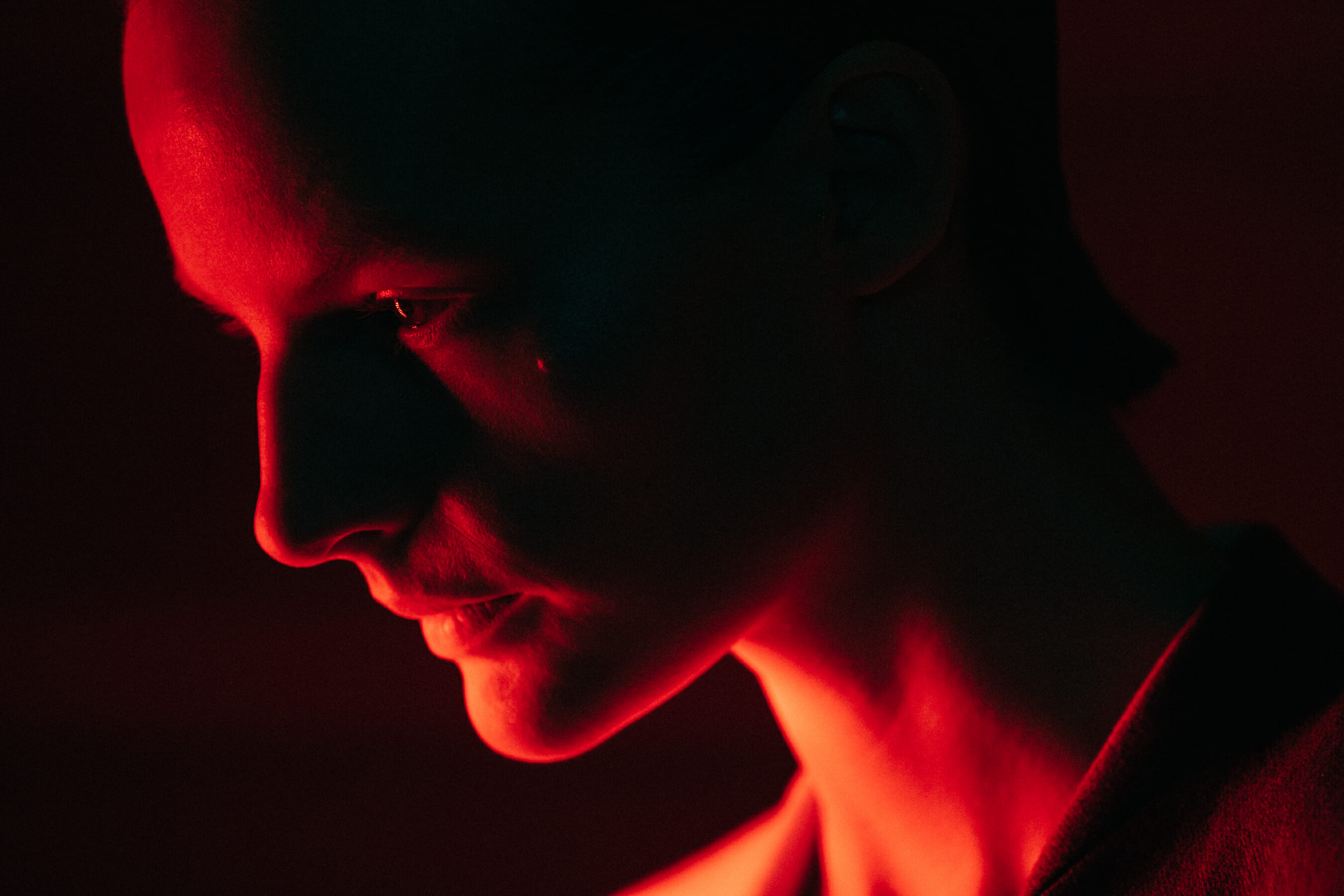 Sara Blomqvist backstage at Haider Ackermann