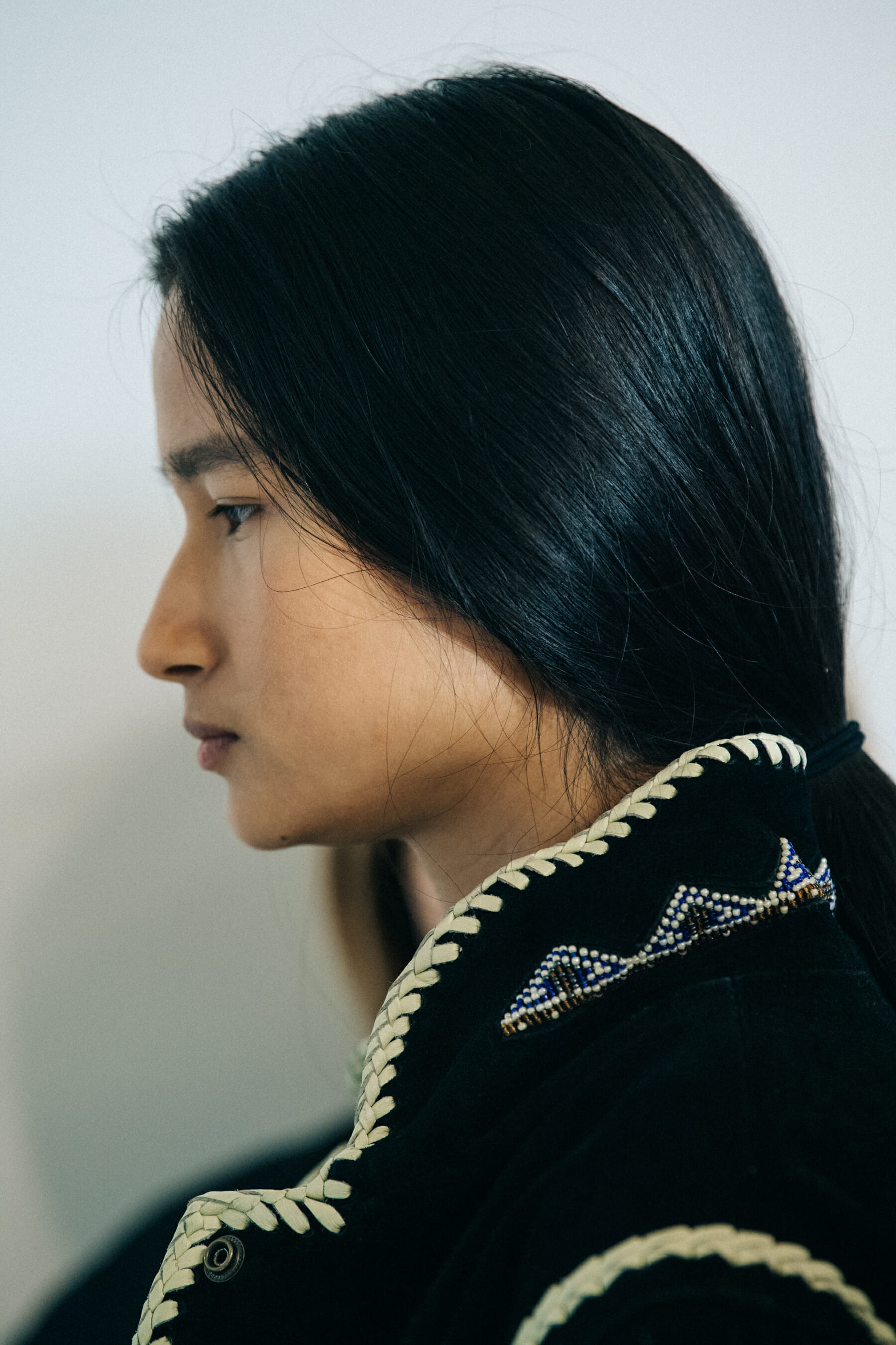 Varsha Thapa backstage at Nehera
