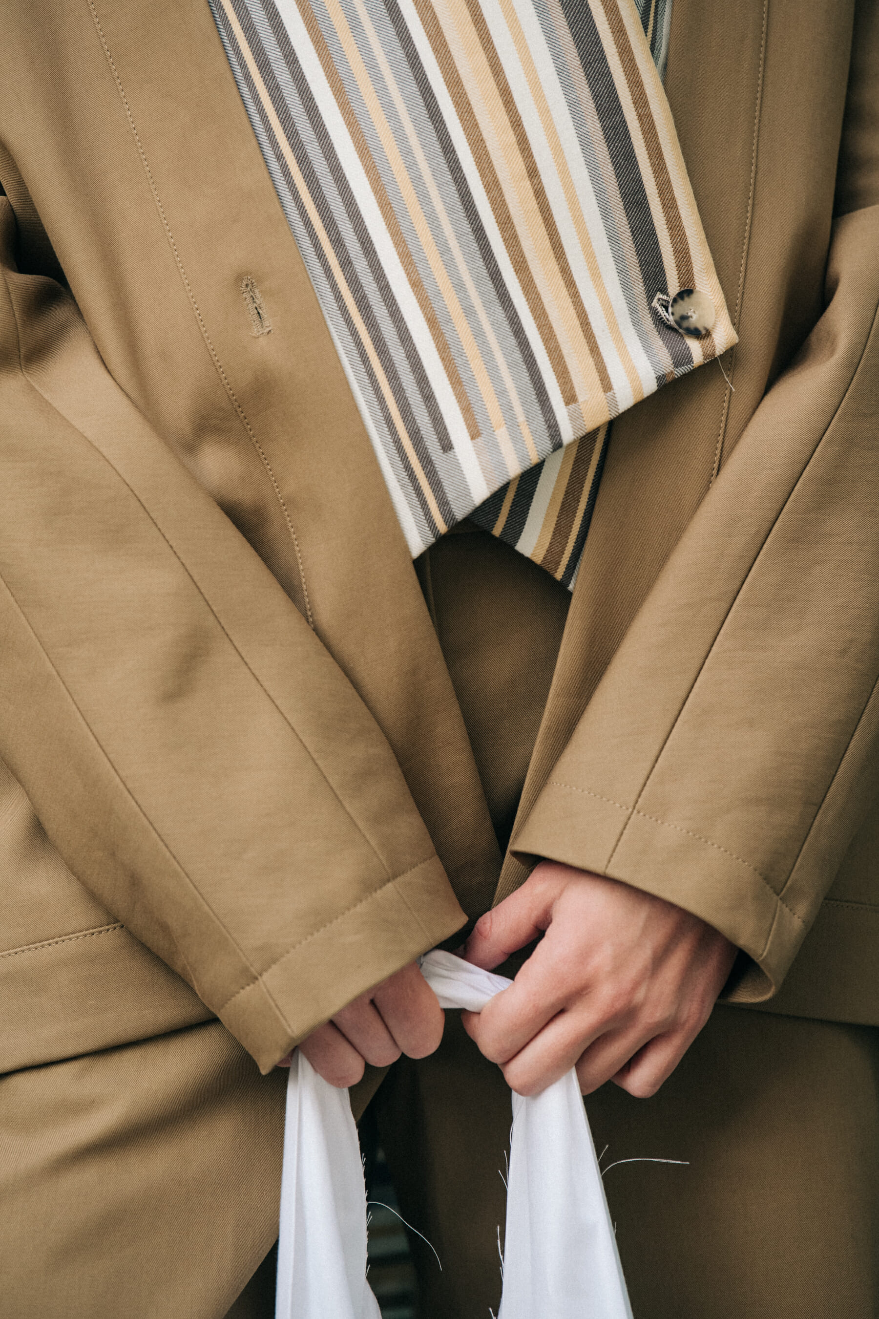 Apolline Coquet backstage at Nehera