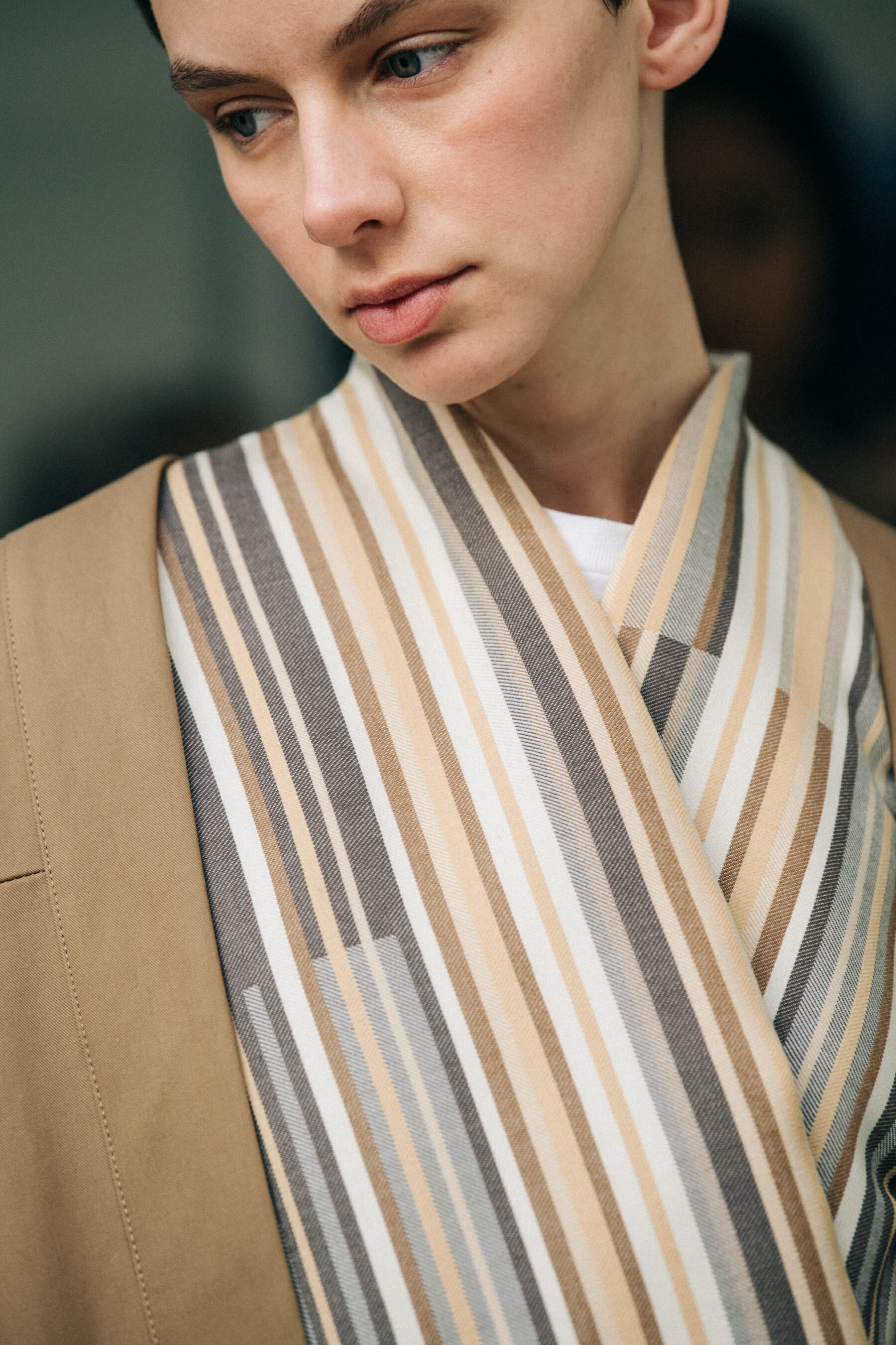 Apolline Coquet backstage at Nehera