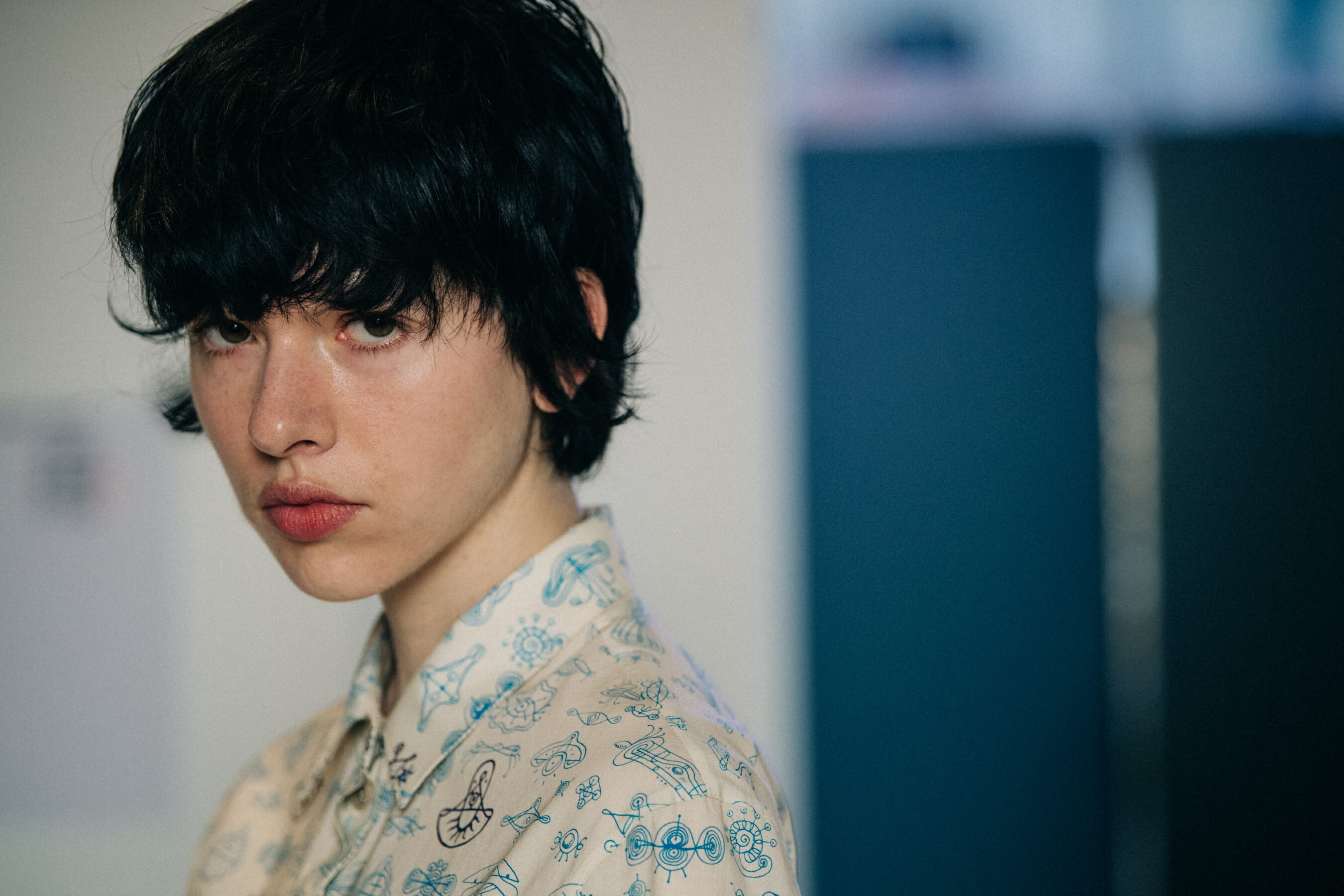 Suzi Leenaars backstage at Nehera