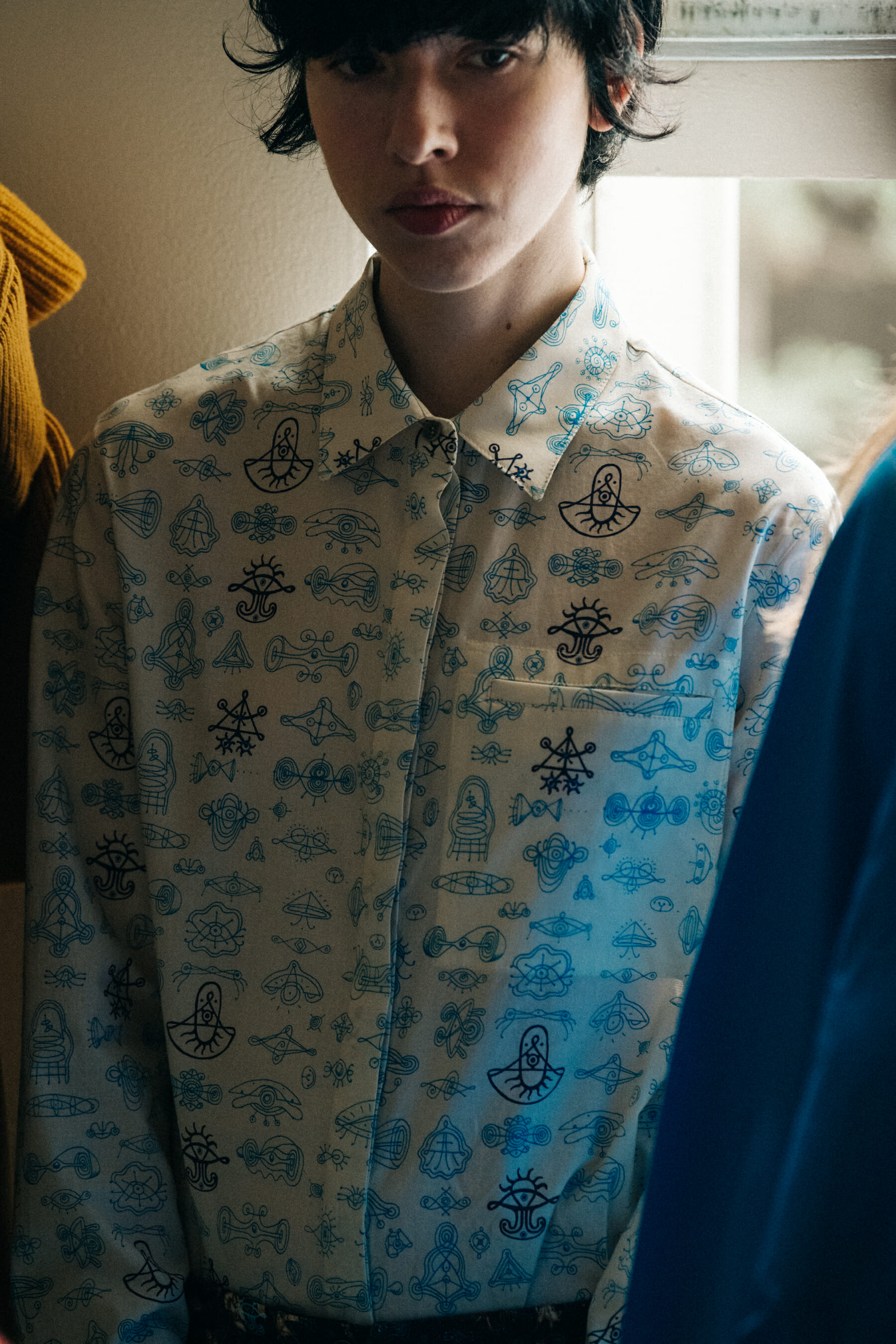 Suzi Leenaars backstage at Nehera